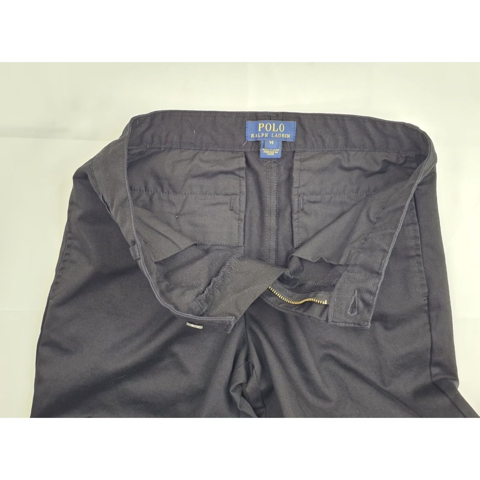 Polo Ralph Lauren Ralph Lauren Polo Straight Leg Pants Women 14 Black Cotton EUC 26x28 Casual Work Dress Jeans Size 36" / US 14 / IT 50 - 6 Thumbnail
