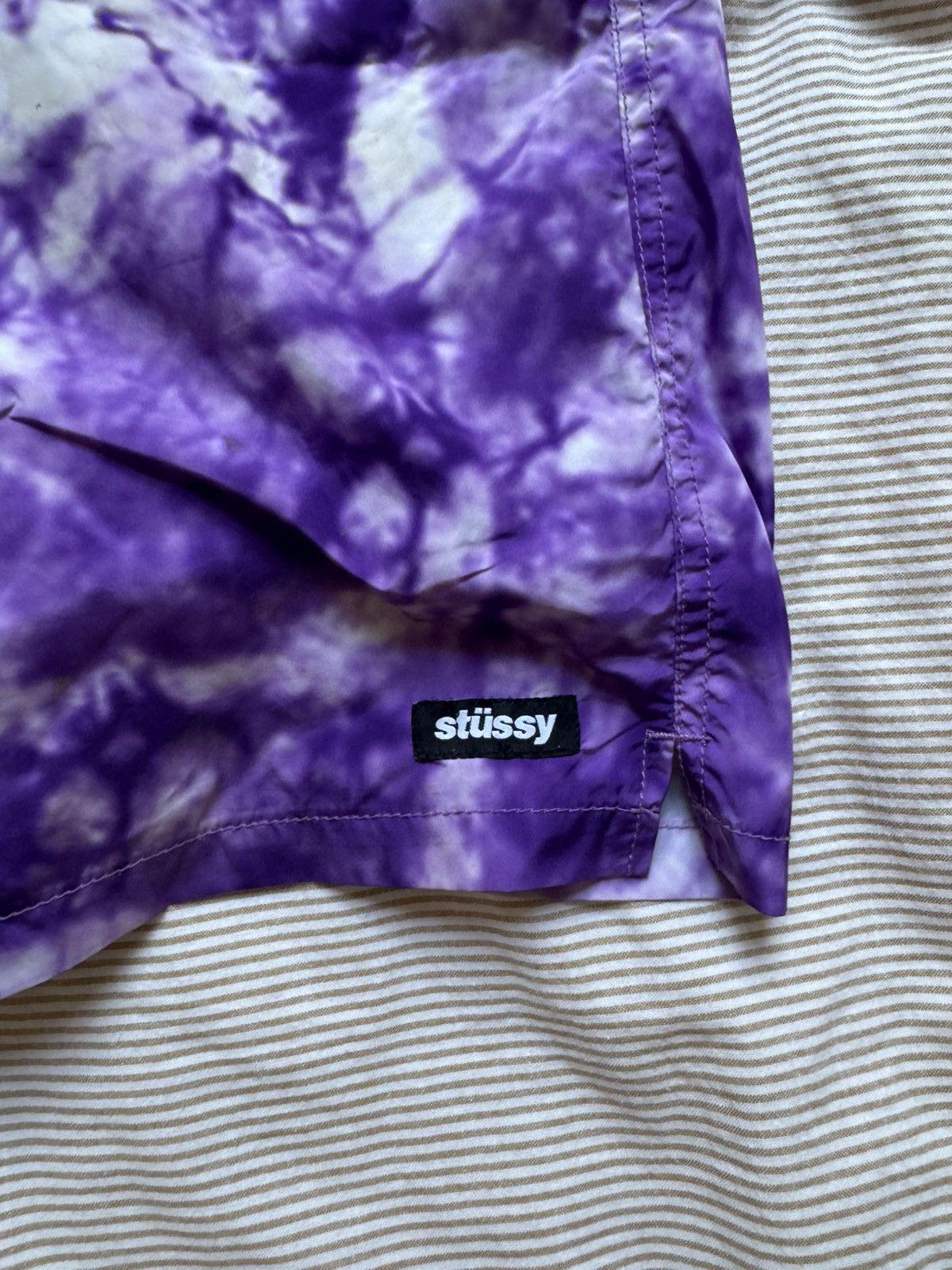Stussy Rare Stussy Purple Tie-Dye Shorts Size US 30 / EU 46 - 2 Thumbnail