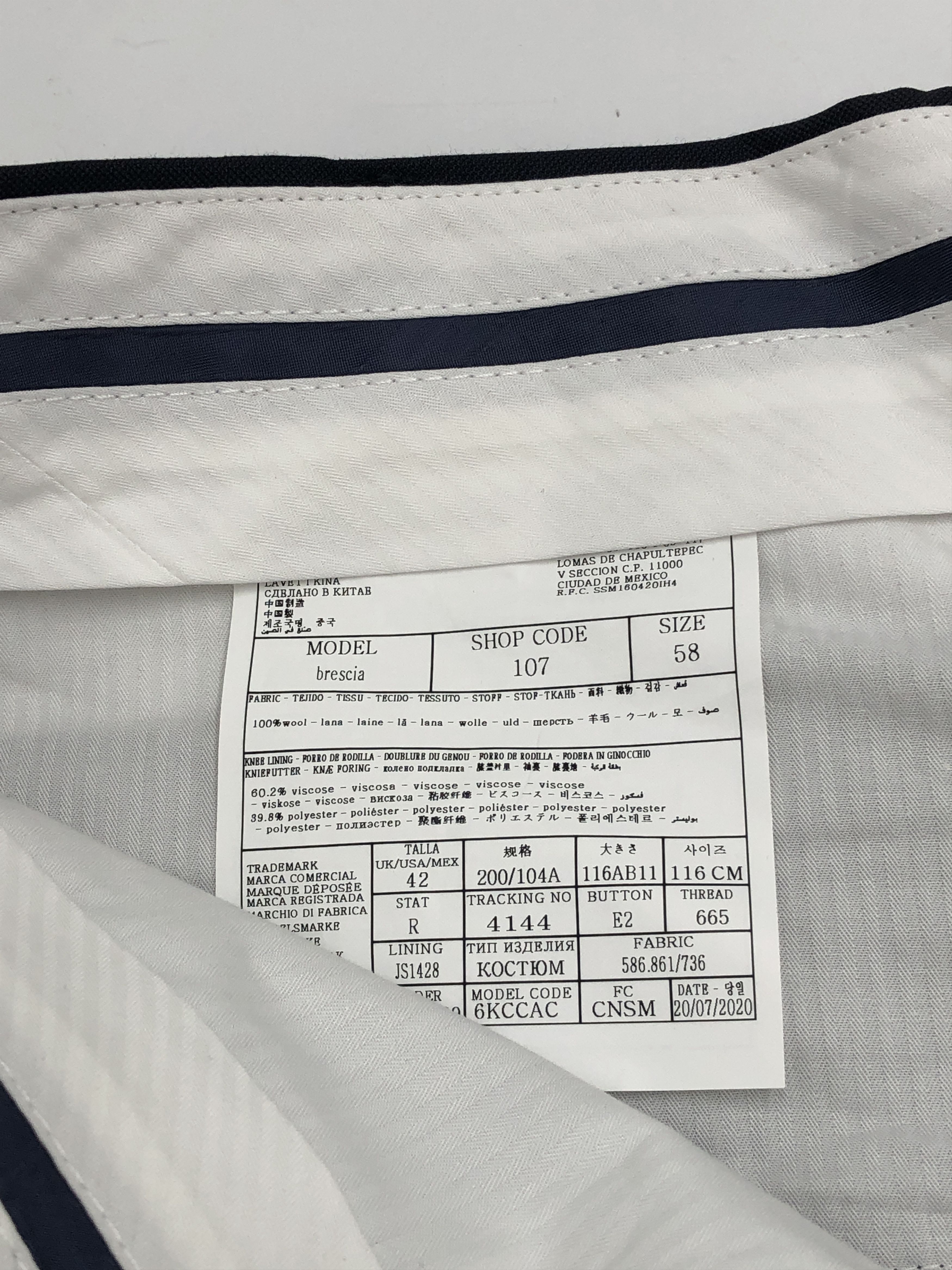 Suitsupply SUITSUPPLY Brescia Wool Formal Trousers Size 58 - W40 L35 Size 48R - 7 Thumbnail