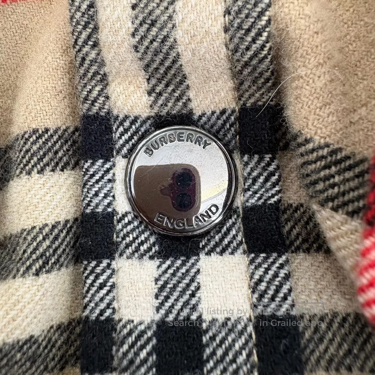 Burberry Burberry Classic khaki checkered lamb wool jacket Size US M / EU 48-50 / 2 - 7 Thumbnail