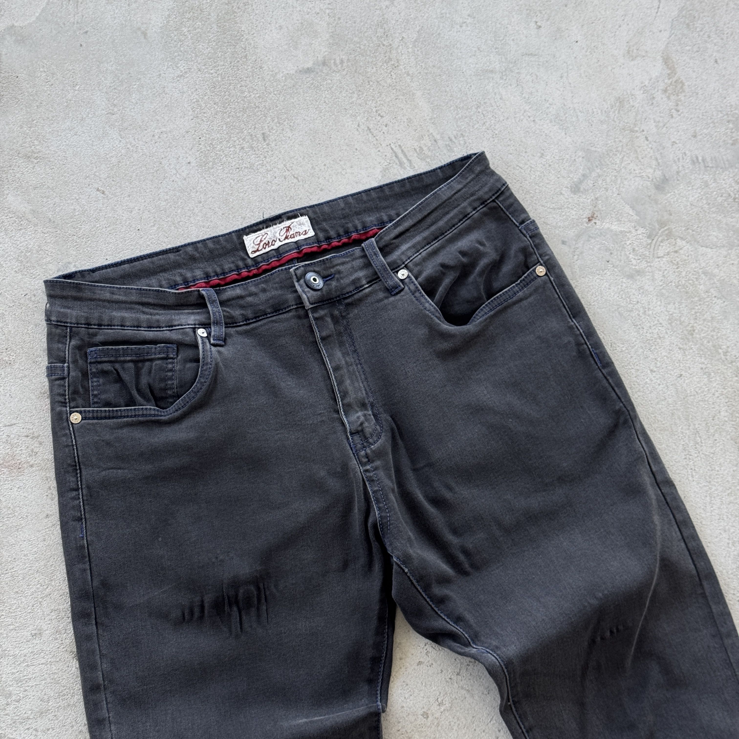 Loro Piana Loro Piana Slim Fit Distressed Grey Jeans Made In Italy W33 Size US 33 - 3 Thumbnail