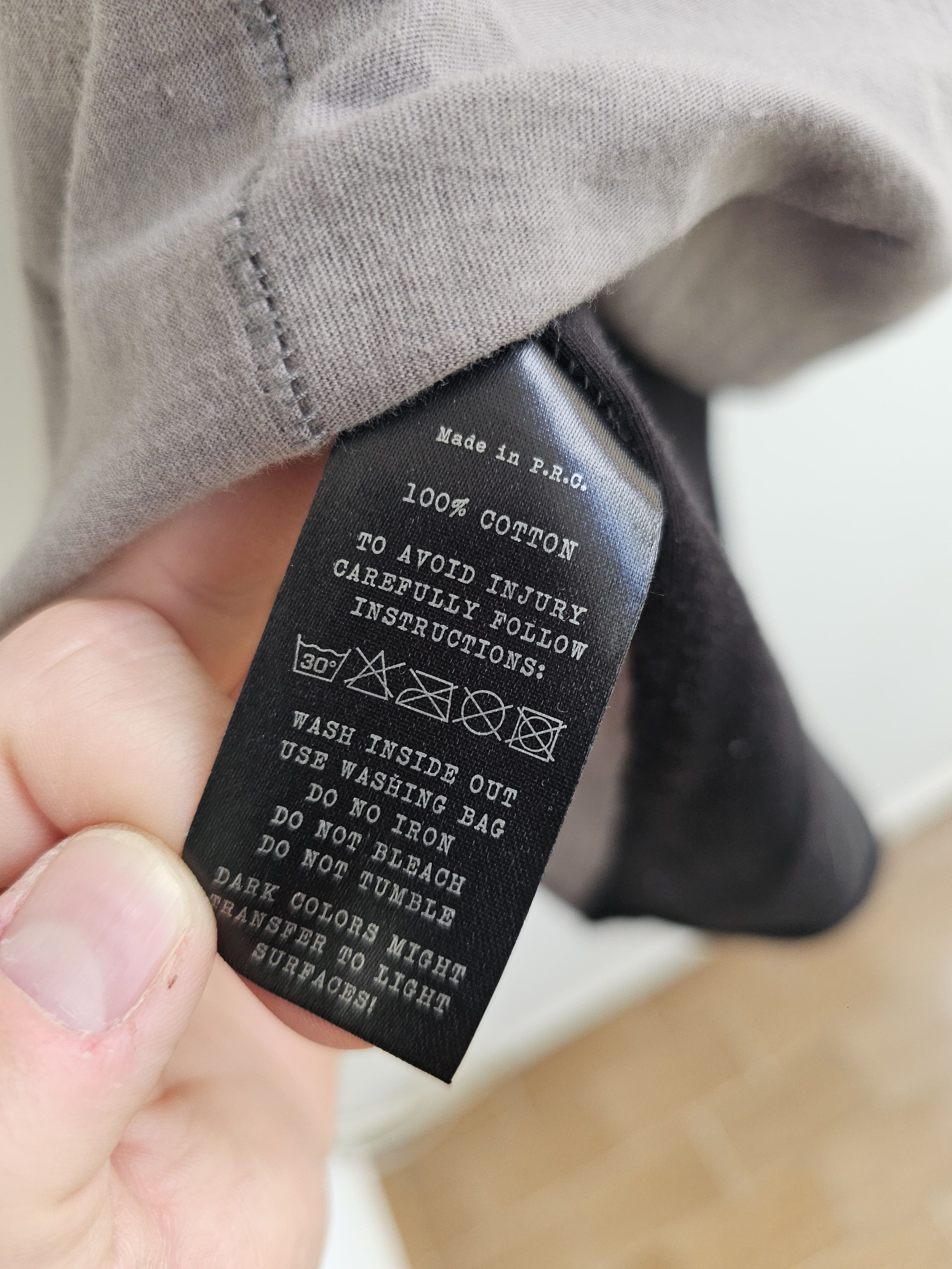 First Aid To The Injured Two-Sided T-Shirt with Asymmetric Hem Size US L / EU 52-54 / 3 - 5 Thumbnail