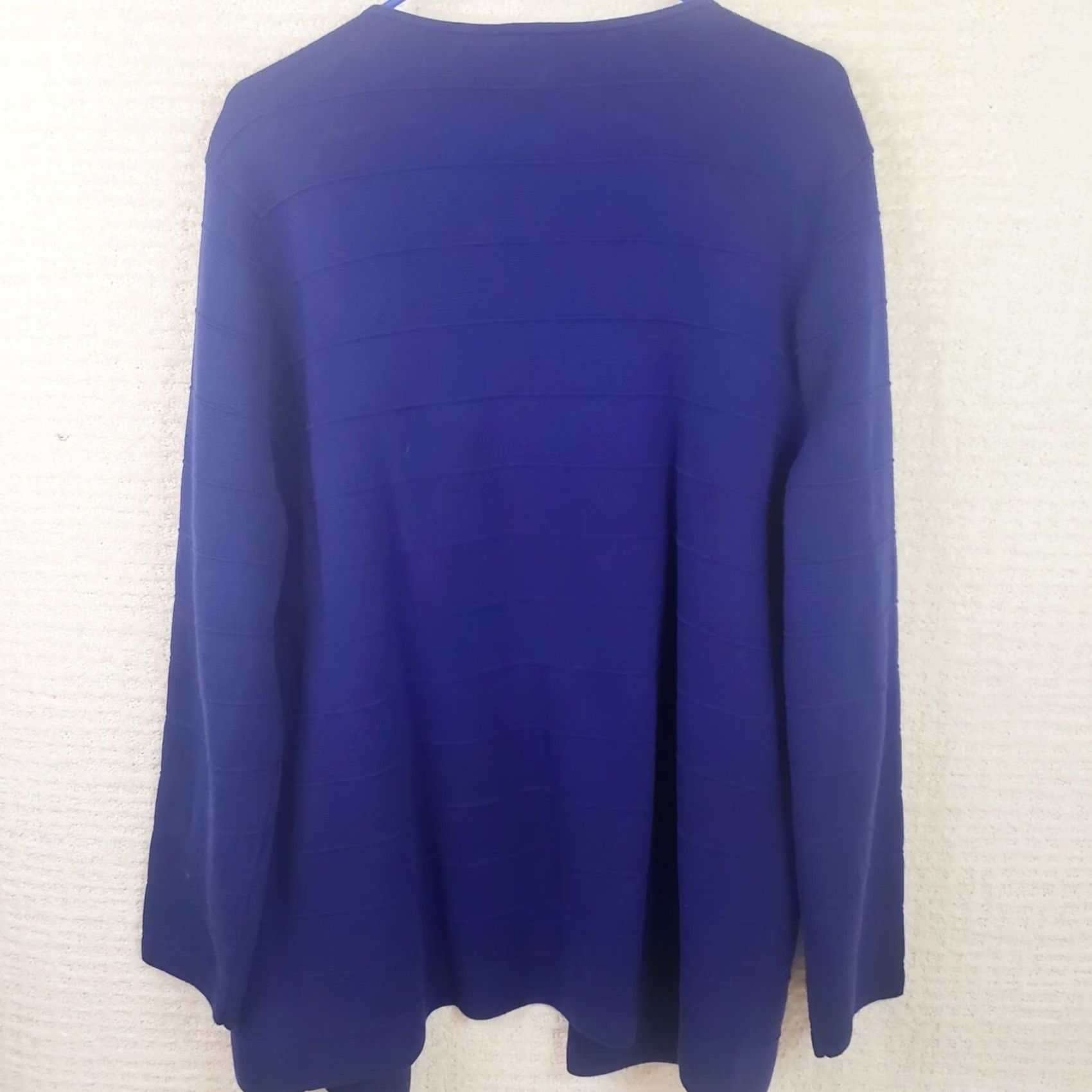Talbots Talbots Sweater Womens XL Blue Women Pima Cotton Cardigan Size Light Open Front Size XL / US 12-14 / IT 48-50 - 7 Thumbnail
