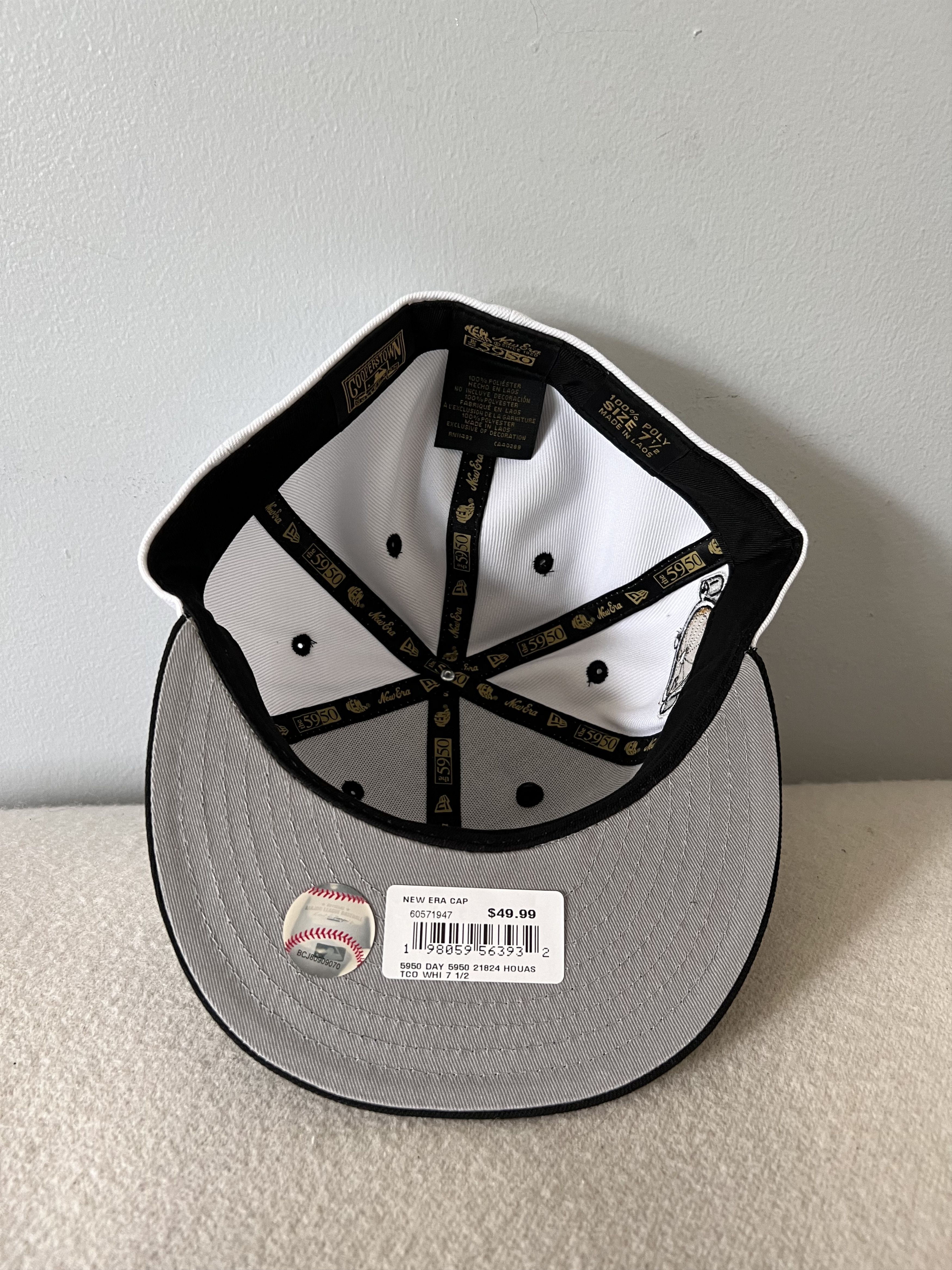 MLB 7 1/2 New Era 5950 Day Houston Astros Astrodome Fitted Hat Size ONE SIZE - 5 Thumbnail