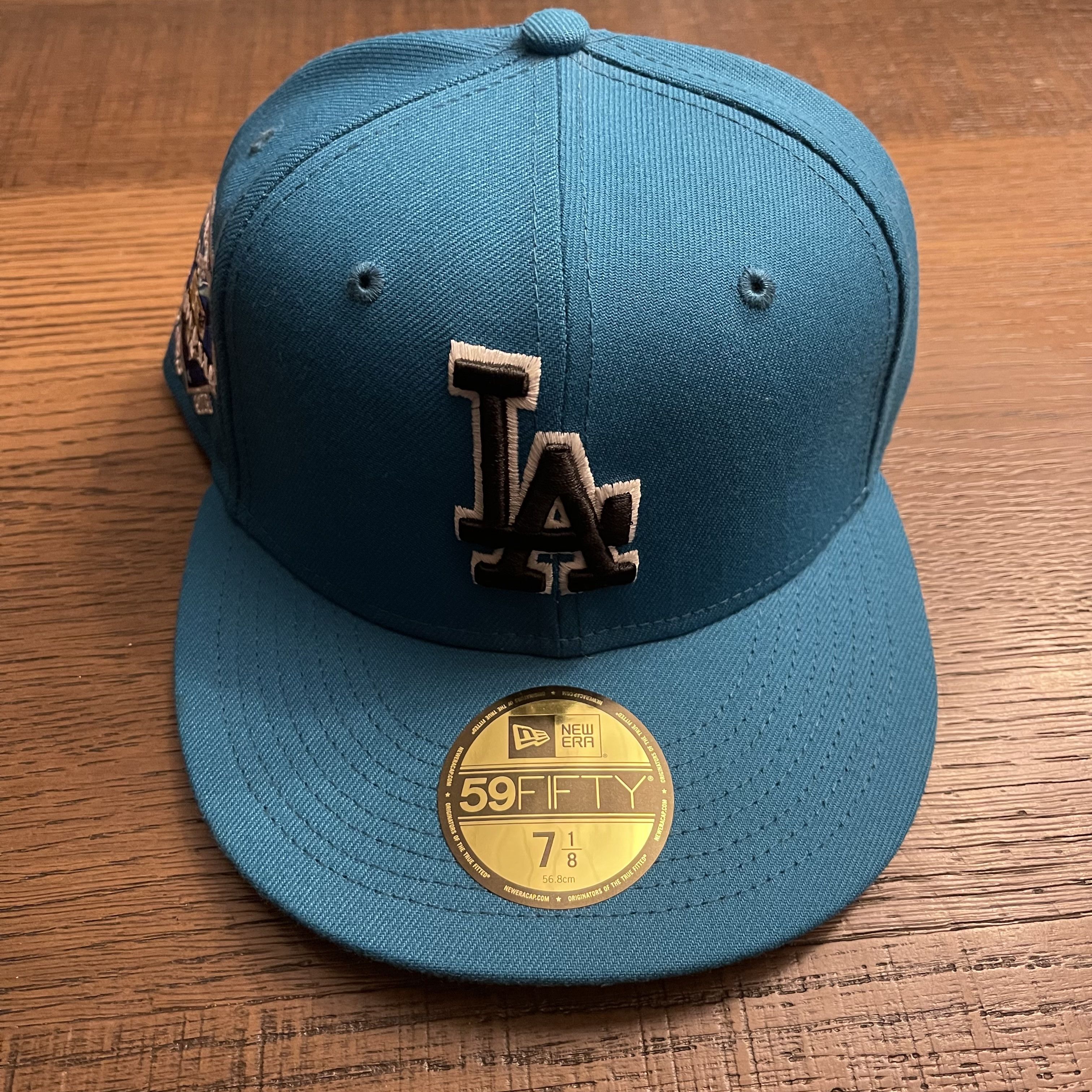 MLB × New Era New Era Los Angeles Dodgers 50th Anniversary Fitted Hat Size ONE SIZE - 3 Thumbnail