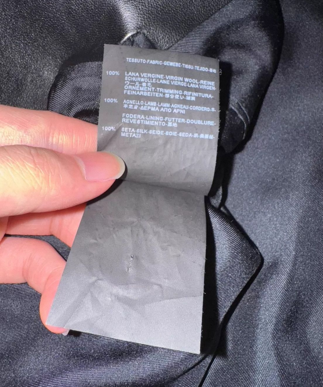 Saint Laurent Paris Saint Laurent Paris 14 Spring/Summer Sheepskin Sword Colla Size 52R - 6 Thumbnail