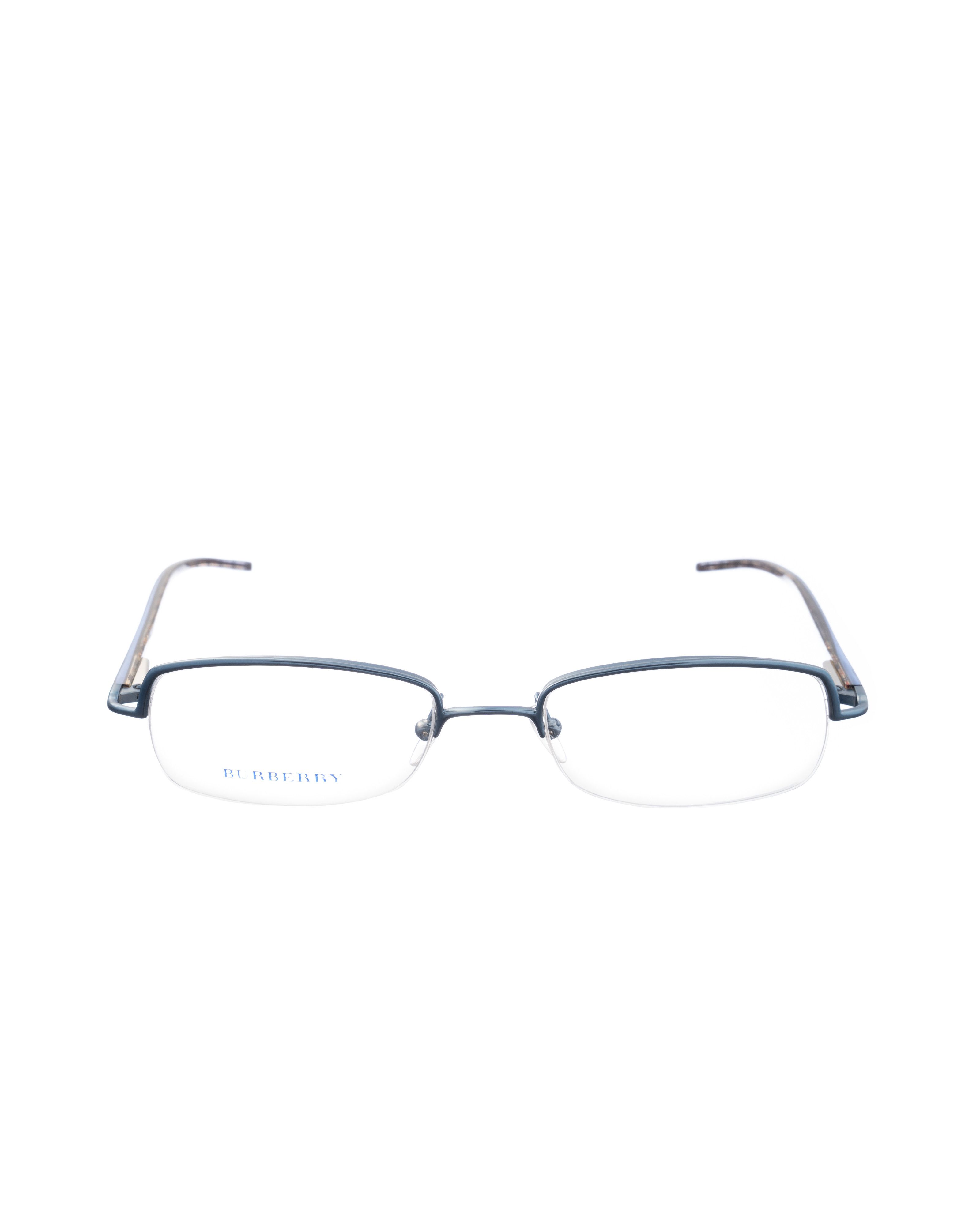 Burberry Burberry 90s Half Rimless Metalic Blue Glasses Size ONE SIZE - 1 Thumbnail