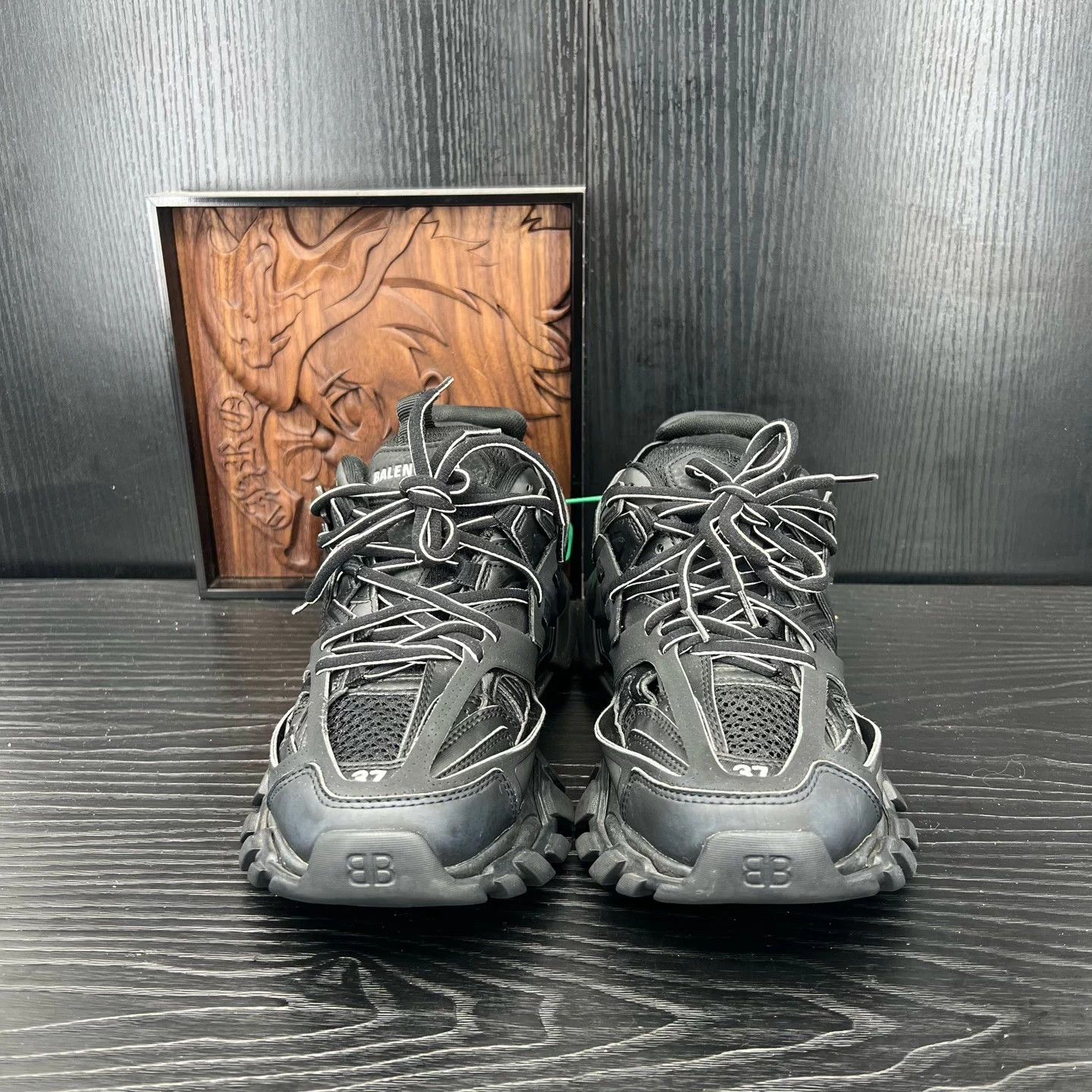 Balenciaga Balenciaga Track Black Size 37 New Boxed Size US 6.5 / IT 36.5 - 4 Thumbnail