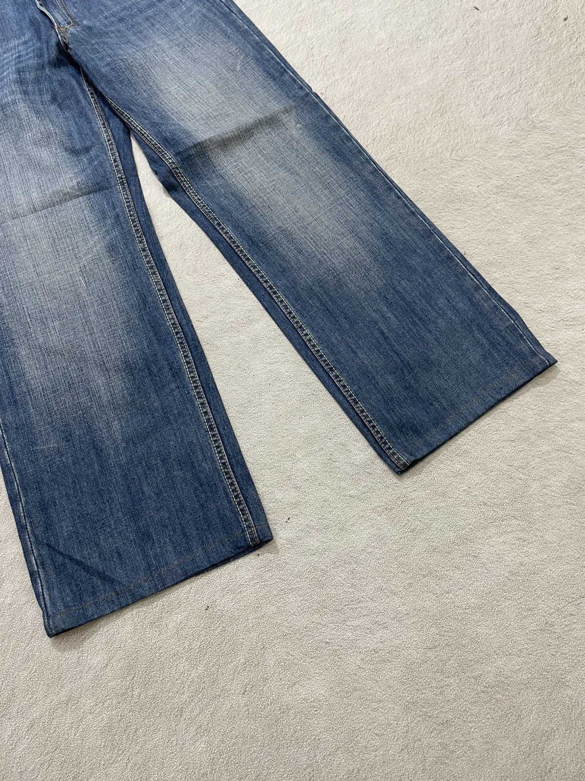 Number (N)ine 2000s Archival Japanese Baggy Jeans Washed Y2K Ifsix Number Size US 30 / EU 46 - 3 Thumbnail