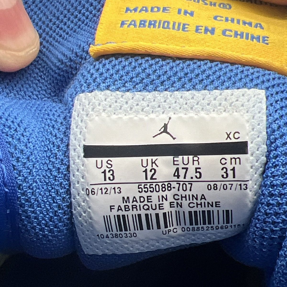 Nike Air Jordan 1 high Laney Size US 13 / EU 46 - 9 Thumbnail