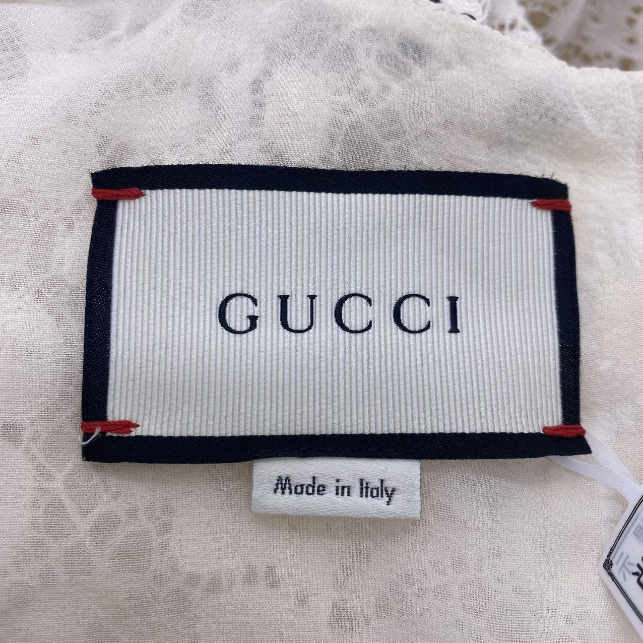 Gucci Gucci Retro Heavy Craft Series Off-white Dress K26WX Size S / US 4 / IT 40 - 5 Thumbnail