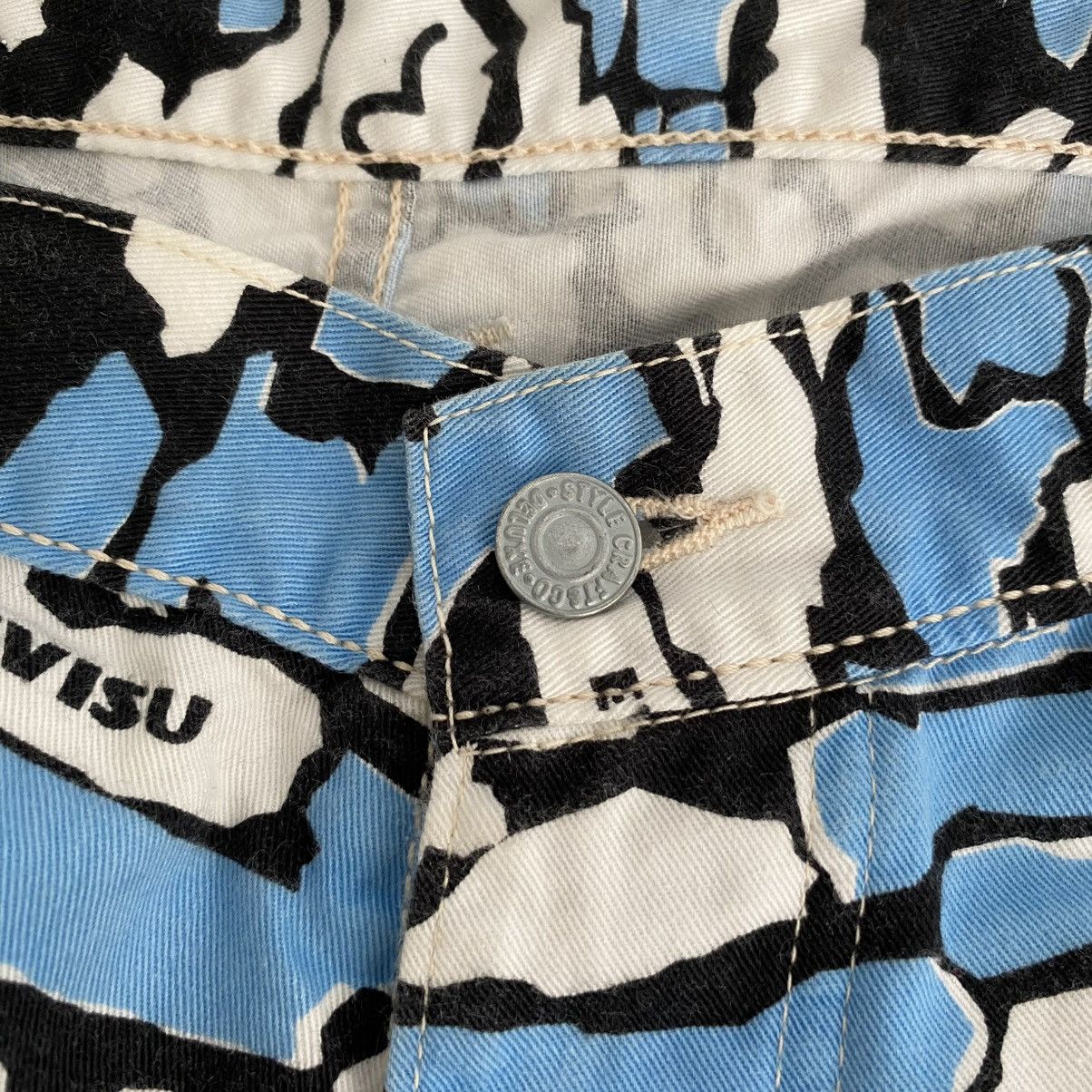 Evisu 2001 Evisu Ishigaki Camo OVP Baggy Jeans Shorts Jorts Size US 34 / EU 50 - 18 Thumbnail