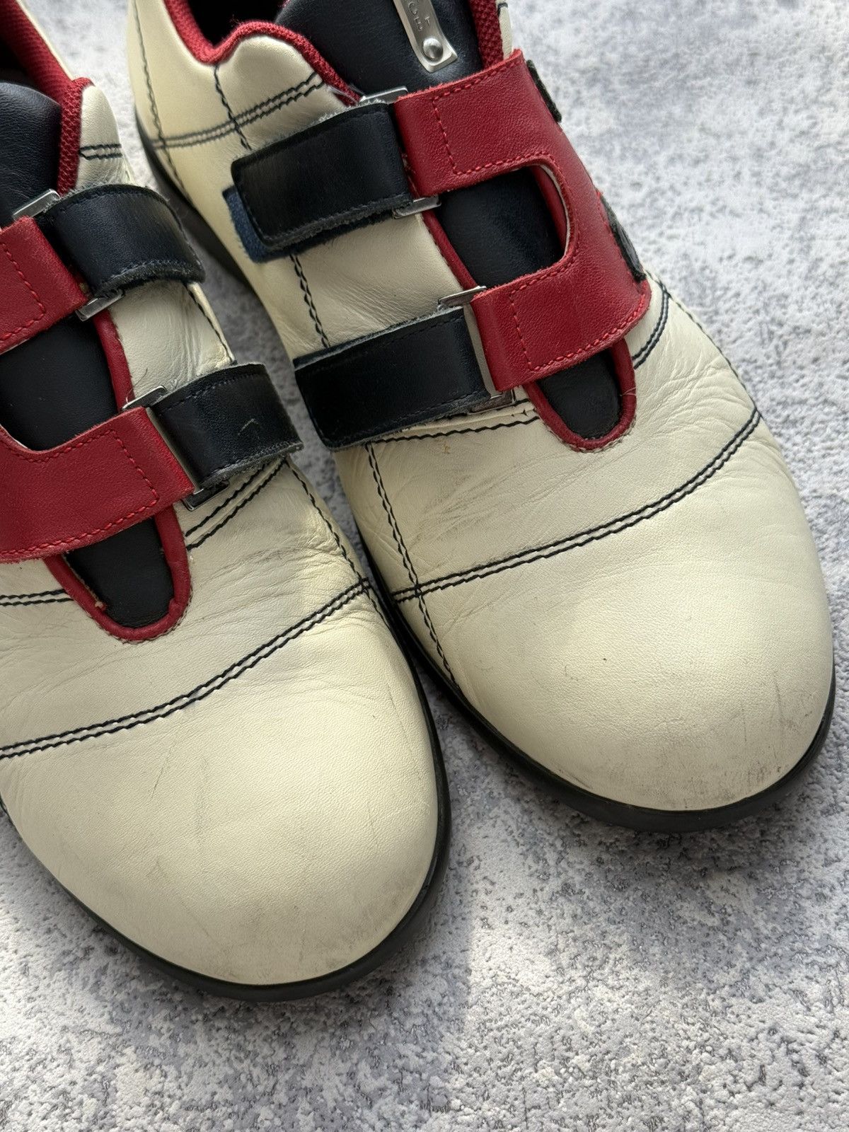 Heel Versace Vintage Shoes Vintage 90s Versace Sport Leather