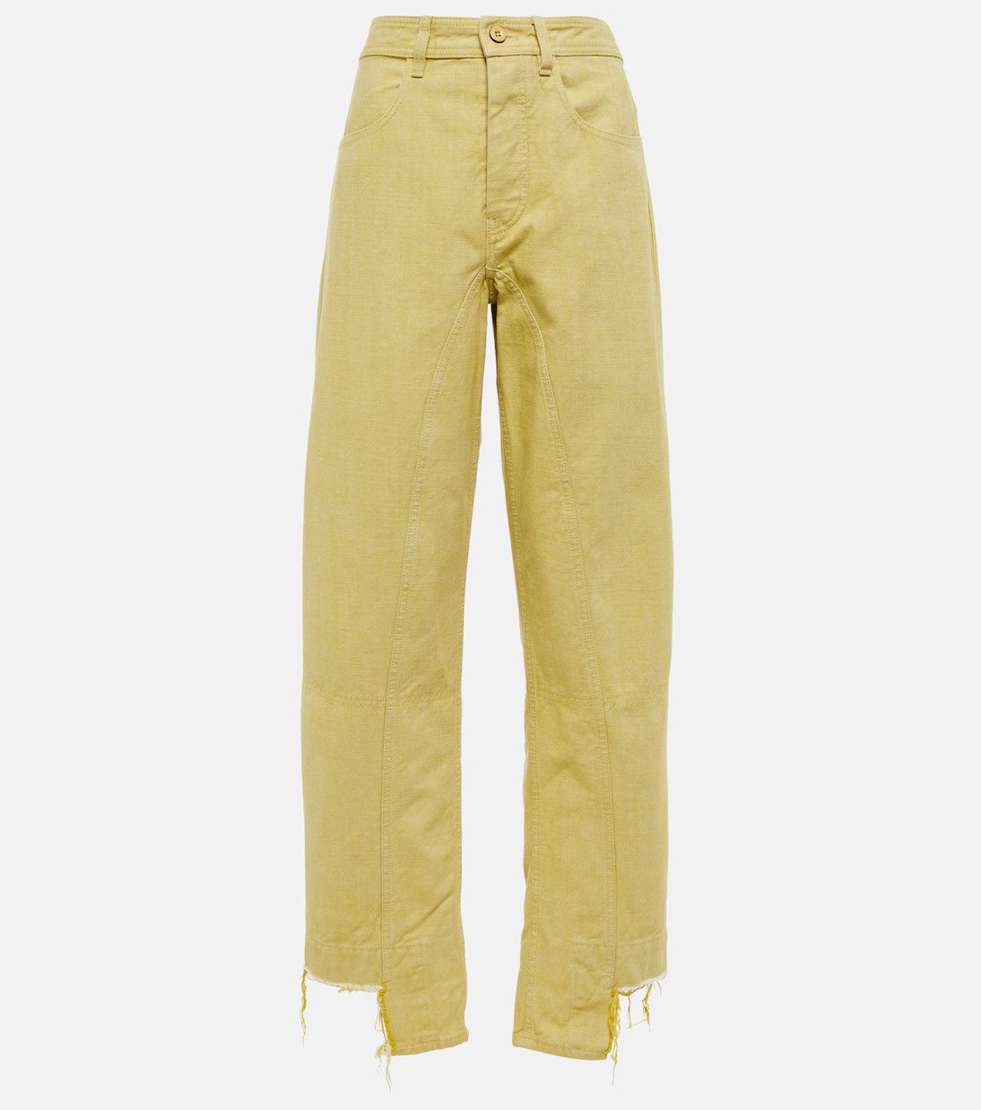 Jil Sander o1y1025 Denim Pant in Yellow Size 30" / US 8 / IT 44 - 1 Thumbnail