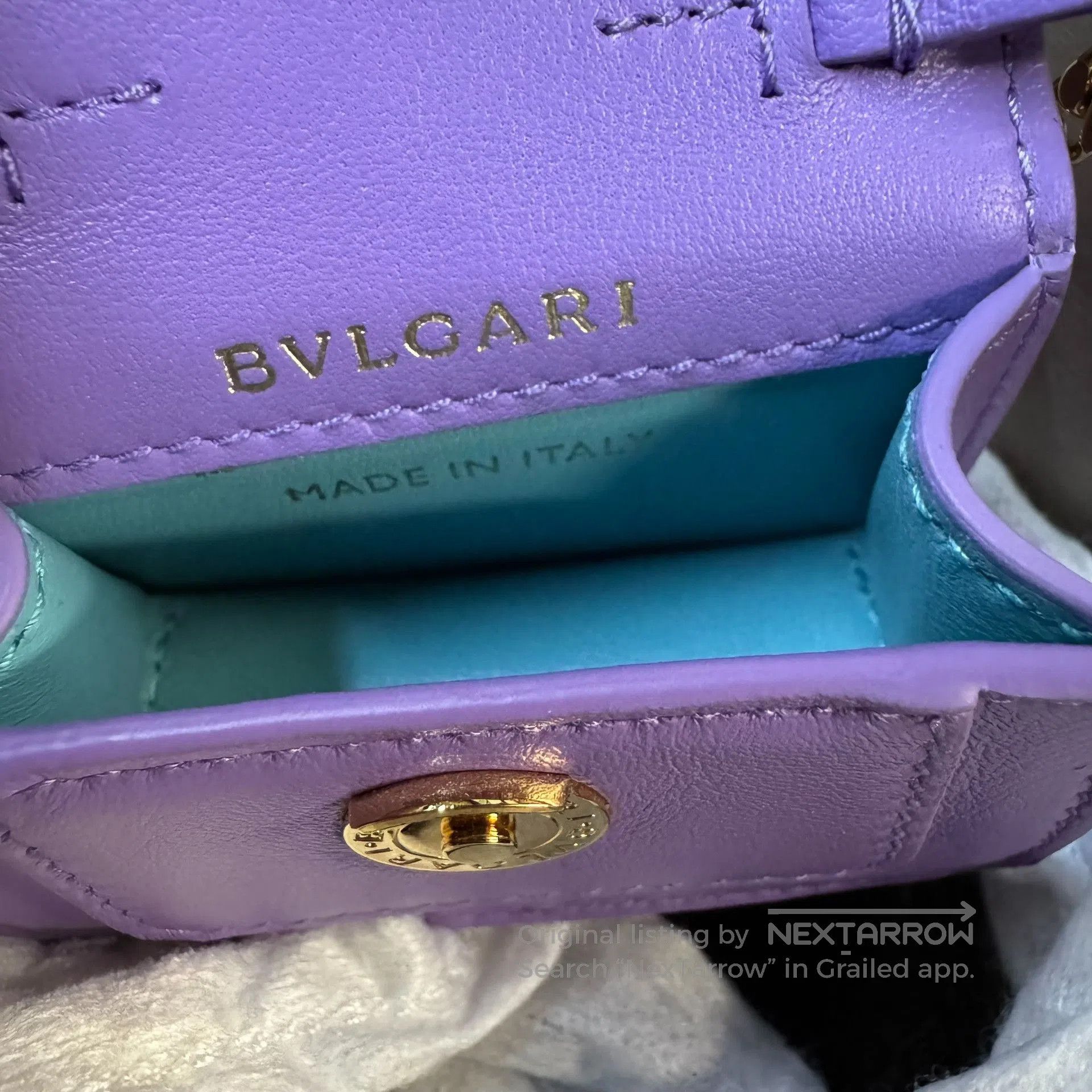 Bvlgari BVLGARI Purple Mini Crossbody Bag. Size ONE SIZE - 4 Thumbnail