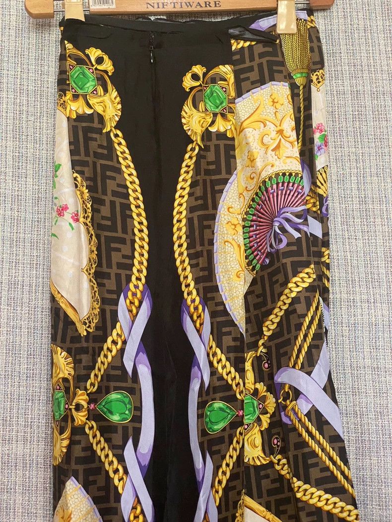 Versace Versace Mulberry silk skirt Size US S / EU 44-46 / 1 - 2 Thumbnail