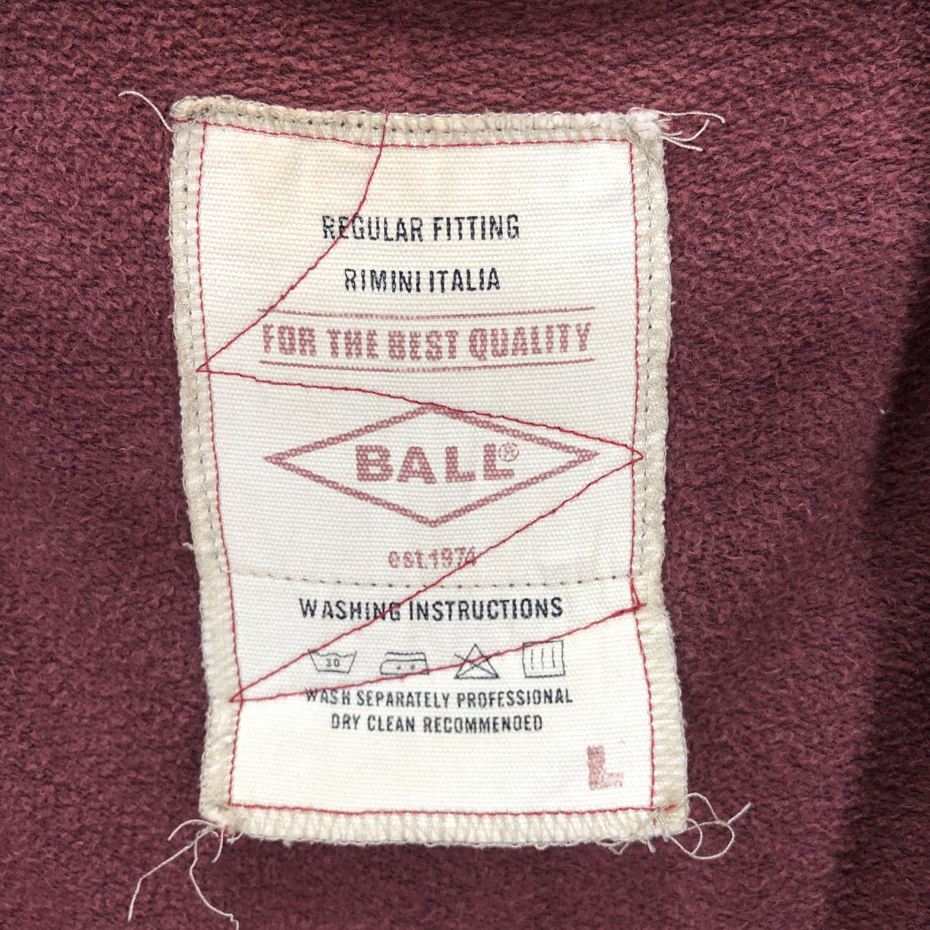 Other BALL Zipper Sweatshirt / Jacket #1678/05 Size US M / EU 48-50 / 2 - 4 Thumbnail