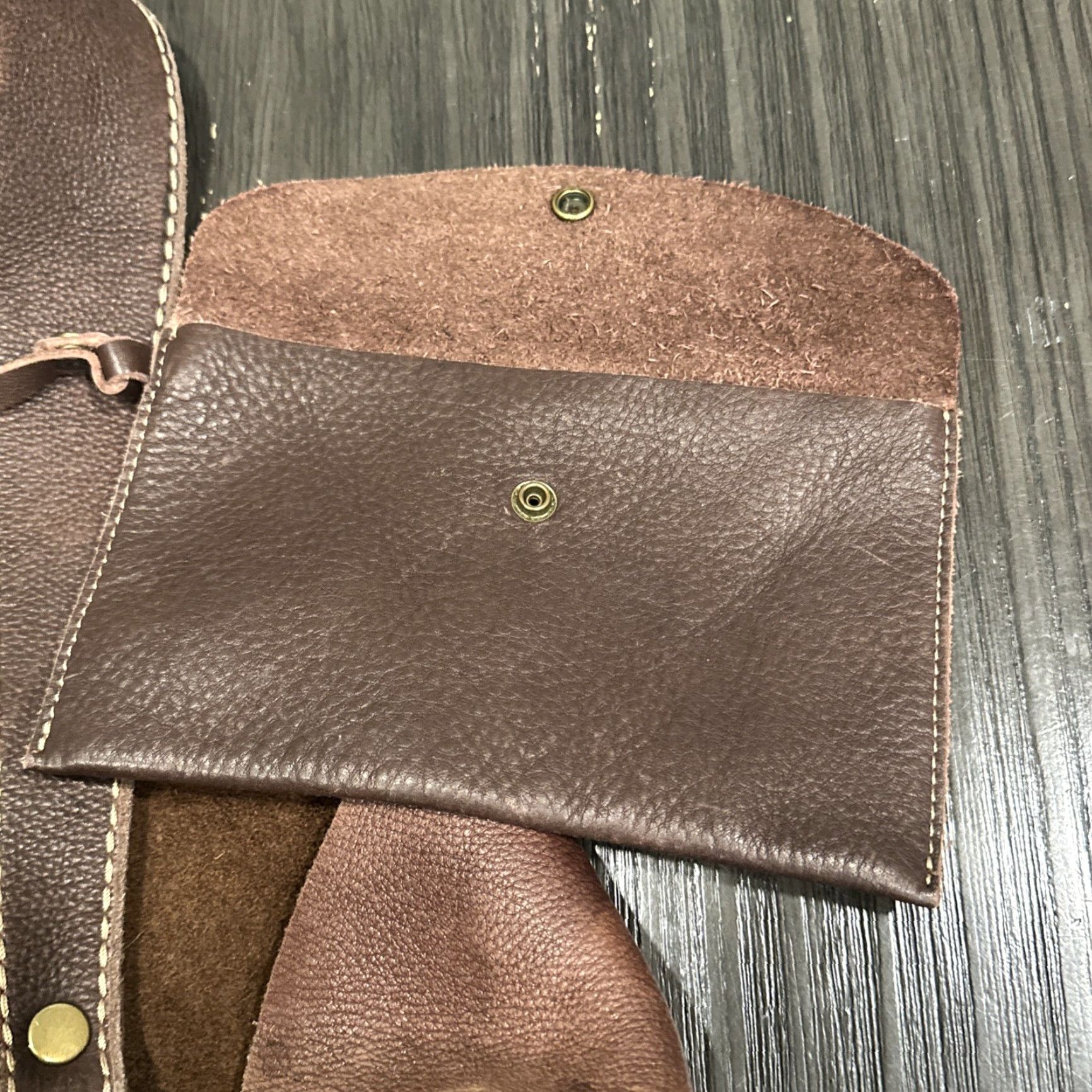 Lucky Brand Lucky Brand Leather Crossbody Bag with Wallet, Medium, Arizona Brown, Women's Size ONE SIZE - 6 Thumbnail
