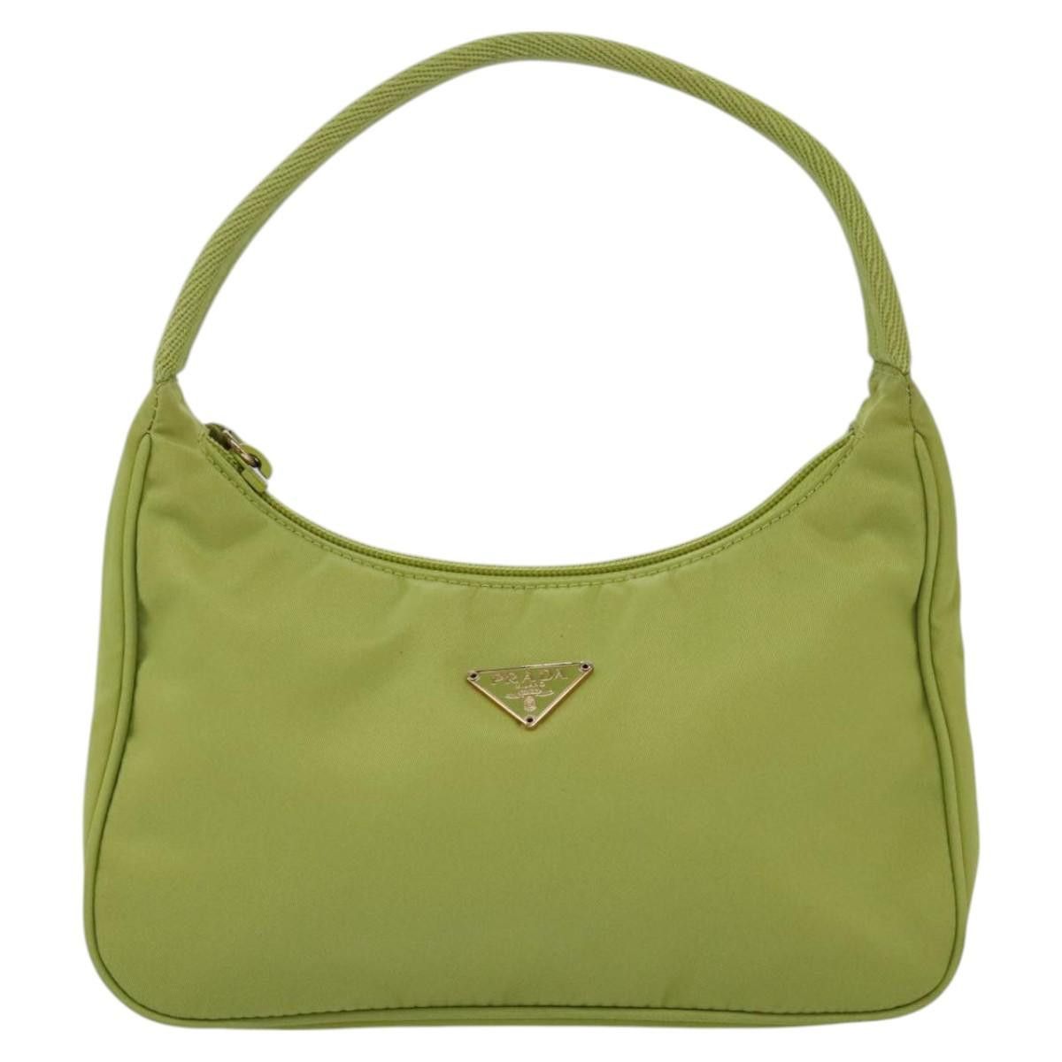 Prada Re-Edition Green Synthetic Handbag (Pre-Owned) Size ONE SIZE - 1 Thumbnail