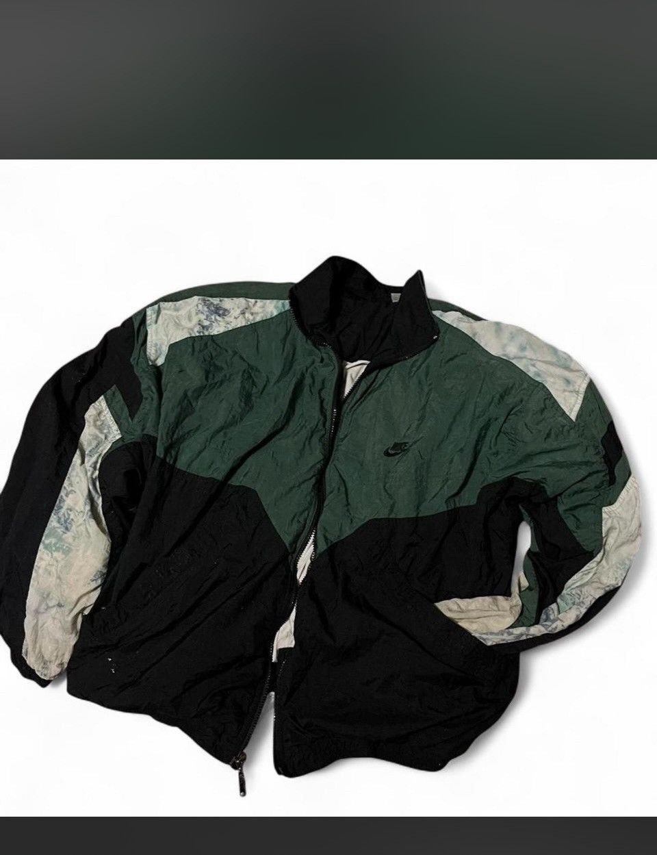 Nike Vintage 90s Nike Distressed windbreaker Sleeves Jacket XXL Size US XXL / EU 58 / 5 - 4 Thumbnail