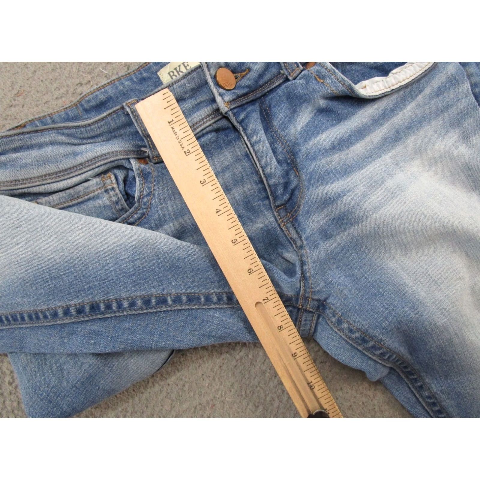 Vintage BKE Buckle Jeans Slim Denim Blue 5-Pocket Regular Size 29 Women Stretch Vintage: No Shirt? Size 29" - 6 Thumbnail