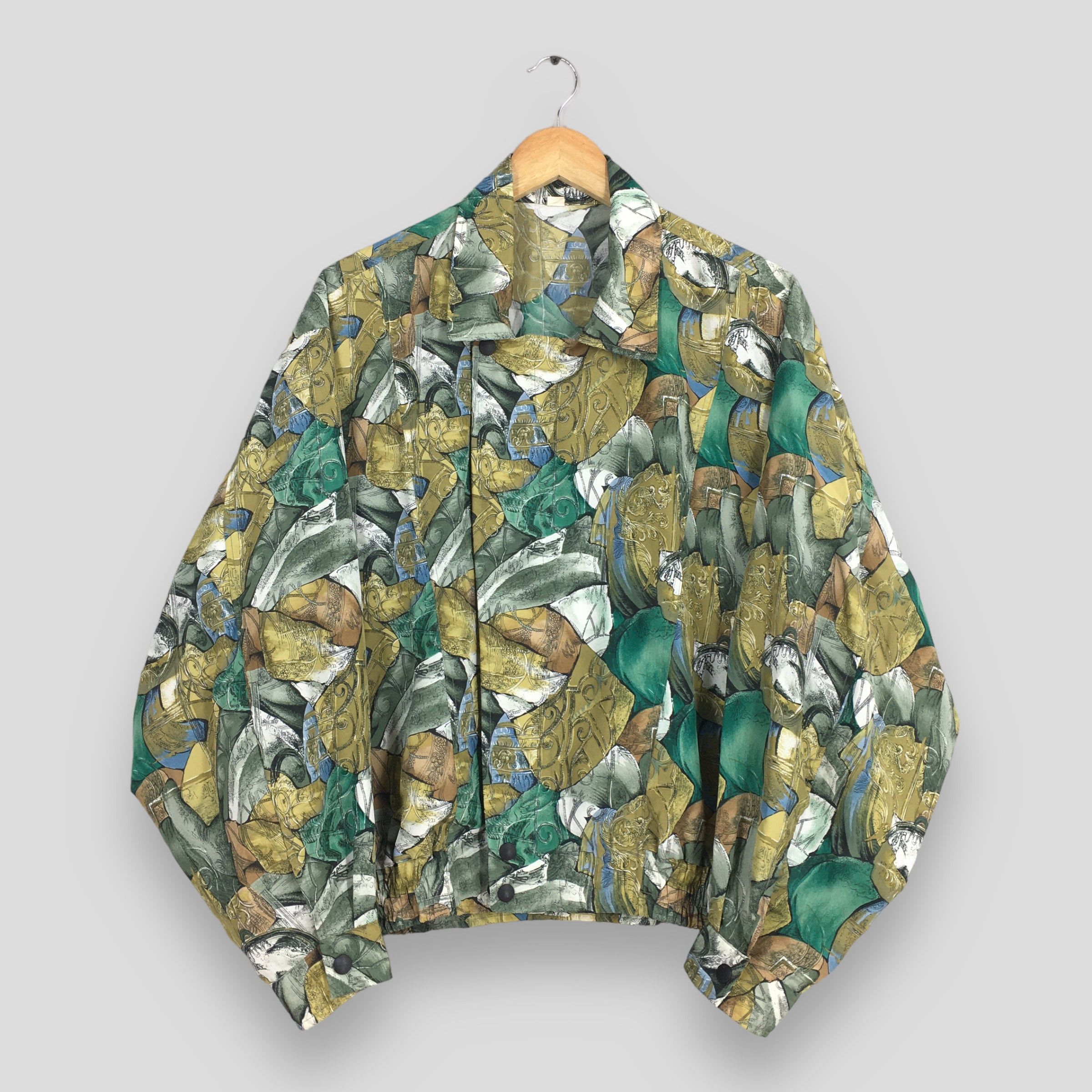 Vintage 90's Baroque Luxury Multicolor Light Jacket XL