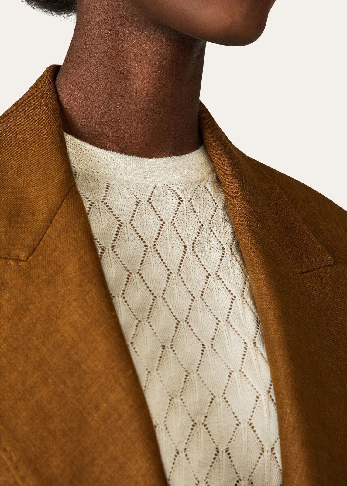 Loro Piana o1srvl11e0824 Piura Crewneck Cashmere Sweater in Off White Size L / US 10 / IT 46 - 3 Thumbnail