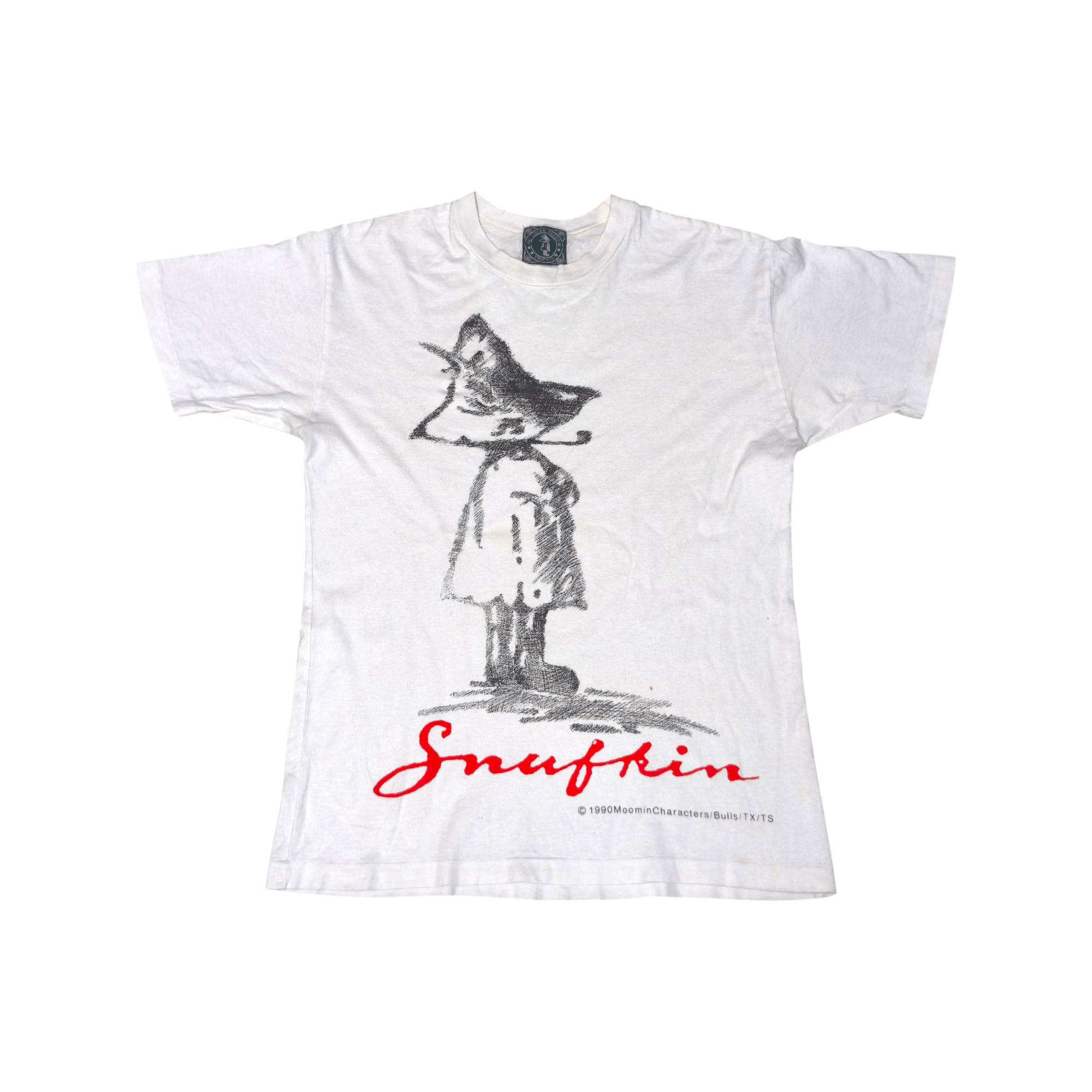 Anime Vintage 1990 Snufkin Moomin T-Shirt Rare Japan Size US M / EU 48-50 / 2 - 1 Thumbnail