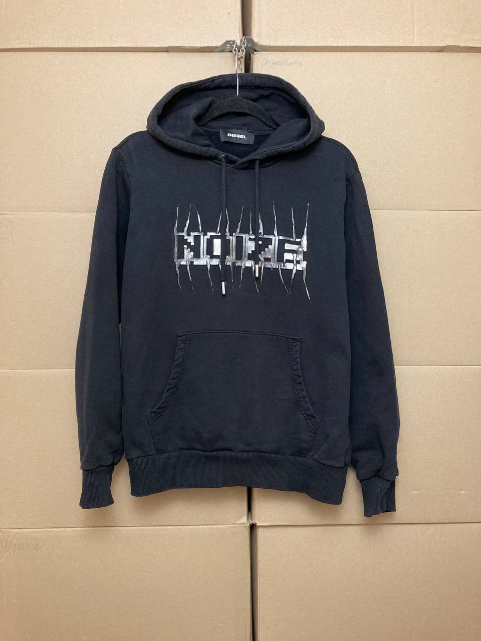 VINTAGE DIESEL HOODIE STREETWEAR SKATE AVANT GARD Y2K