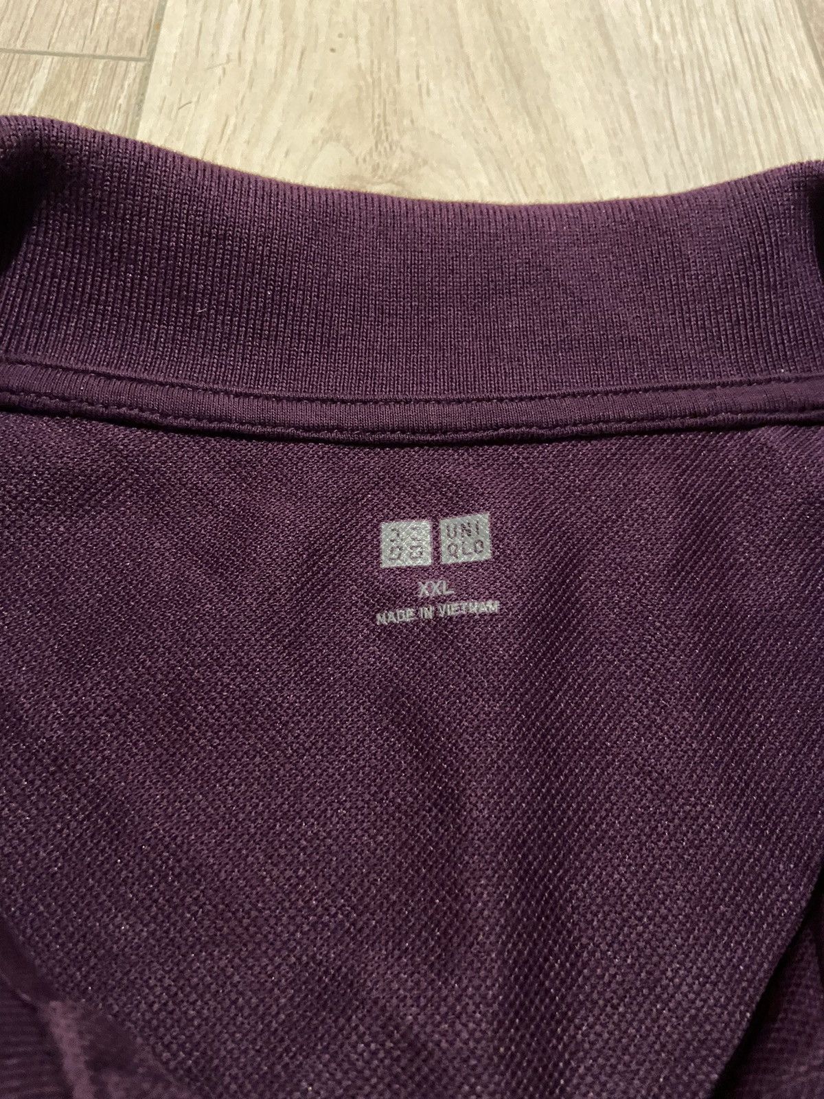 Designer Uniqlo basic marsala polo tee Size US XXL / EU 58 / 5 - 3 Thumbnail