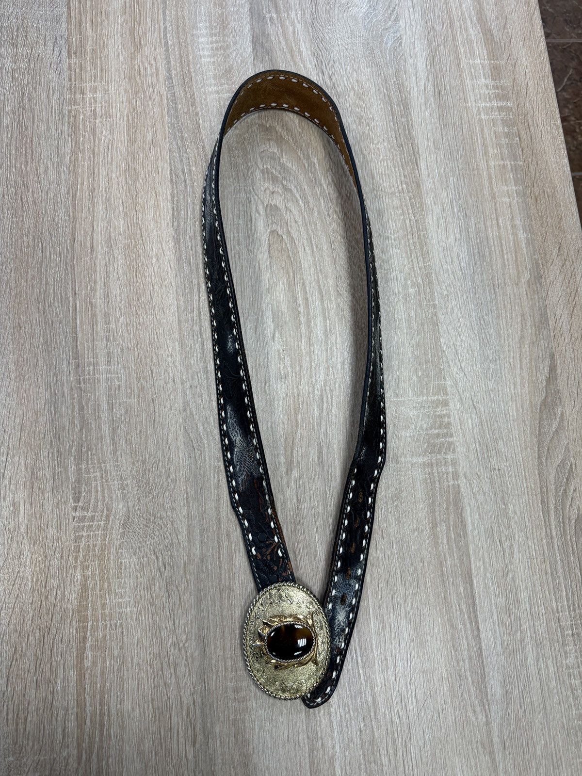 Cowboy Equipment 🇺🇸 Vintage 1978 Cowboy Raintree Belt Western BB Simon Style Size ONE SIZE - 2 Thumbnail