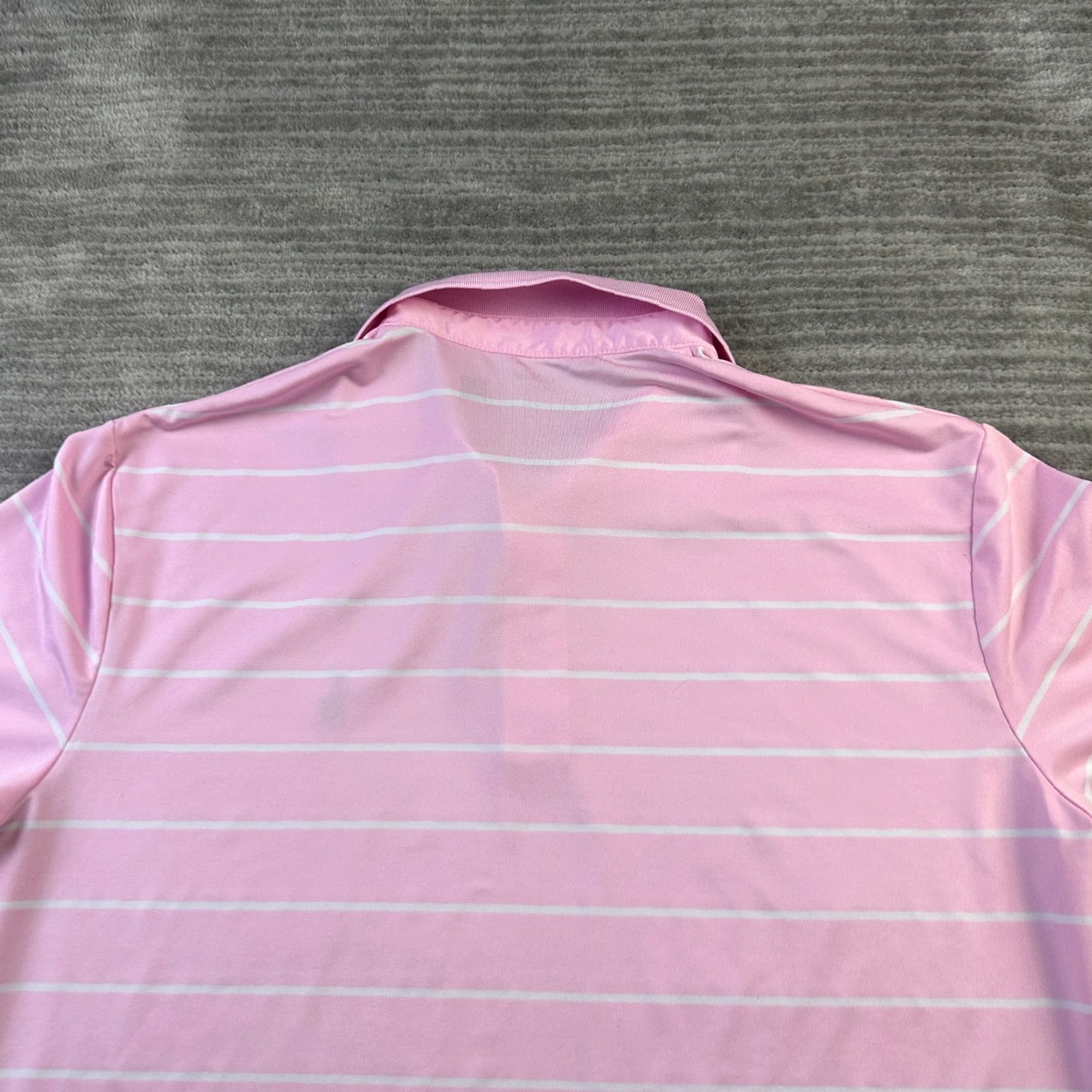 Polo Ralph Lauren Polo Ralph Lauren Shirt Mens Medium Pink Golf Performance Pony Striped Polo Shirt Polo Ralph Lauren Performance Shirt Mens M Pink Striped Golf Size US M / EU 48-50 / 2 - 5 Thumbnail