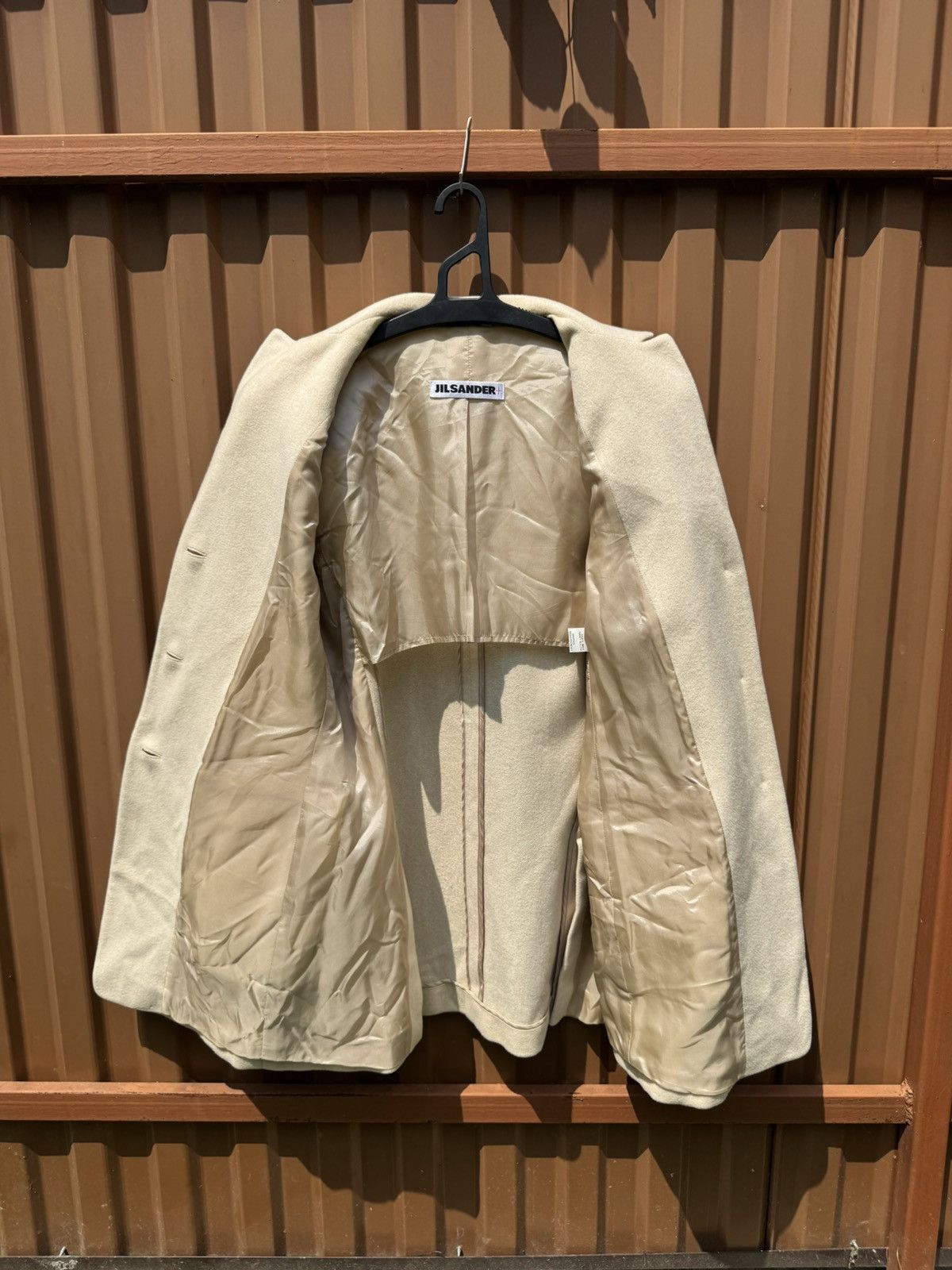 Vintage Vintage Jil Sander Plus Cashmere Beige Coat Size M / US 6-8 / IT 42-44 - 4 Thumbnail