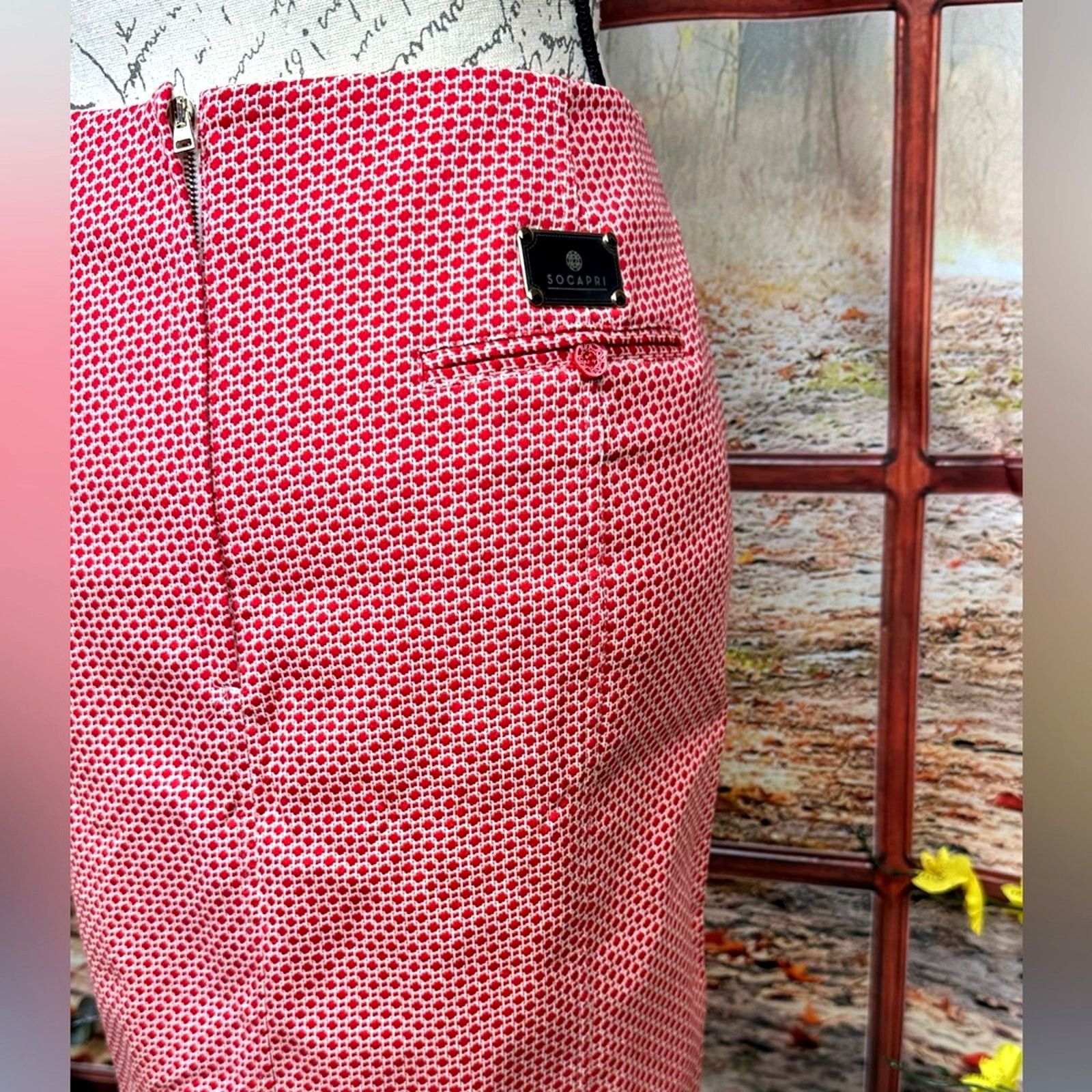 Other Socapri Tweed Mid Length Skirt - Made in Italy size 50 (14) Size 36" / US 14 / IT 50 - 9 Thumbnail