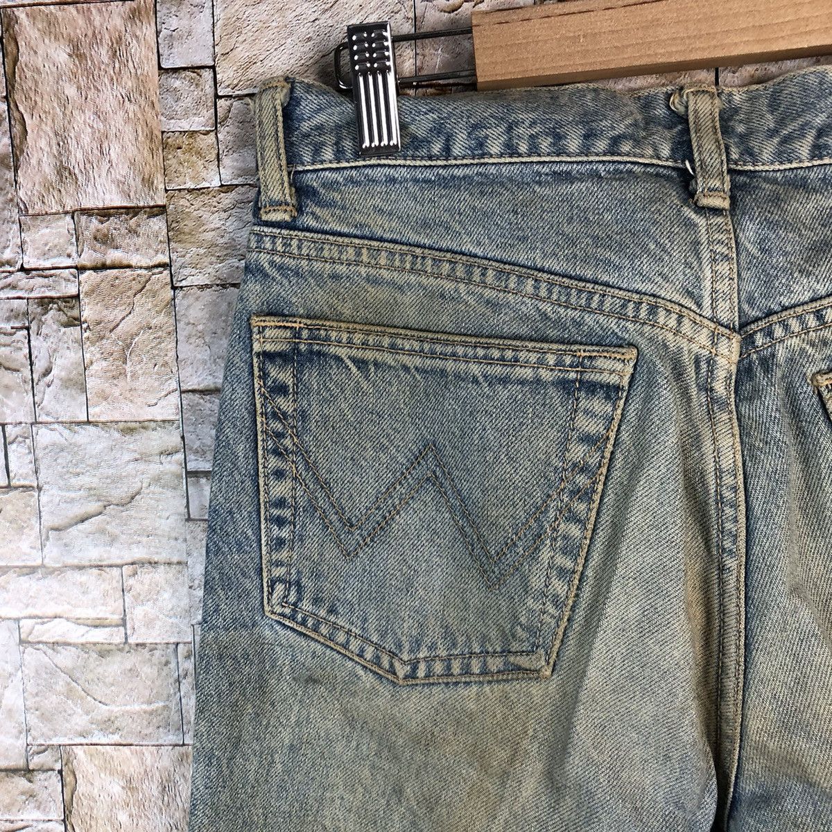 Edwin Edwin vintage faded Blue Denim Pants #A1123 Size US 30 / EU 46 - 15 Thumbnail