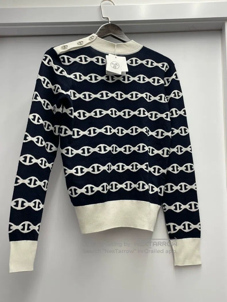 Hermes Hermes Pig Nose Knit Long Sleeve Size XS / US 0-2 / IT 36-38 - 2 Thumbnail