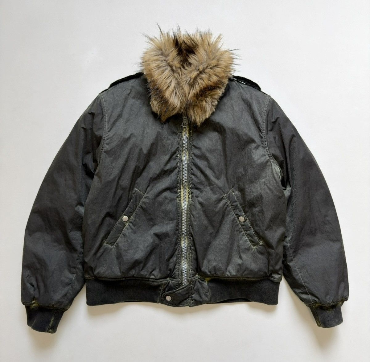 Our Legacy ‘Waxed Black Solaro Nylon’ Bomber Jacket Size US M / EU 48-50 / 2 - 2 Thumbnail