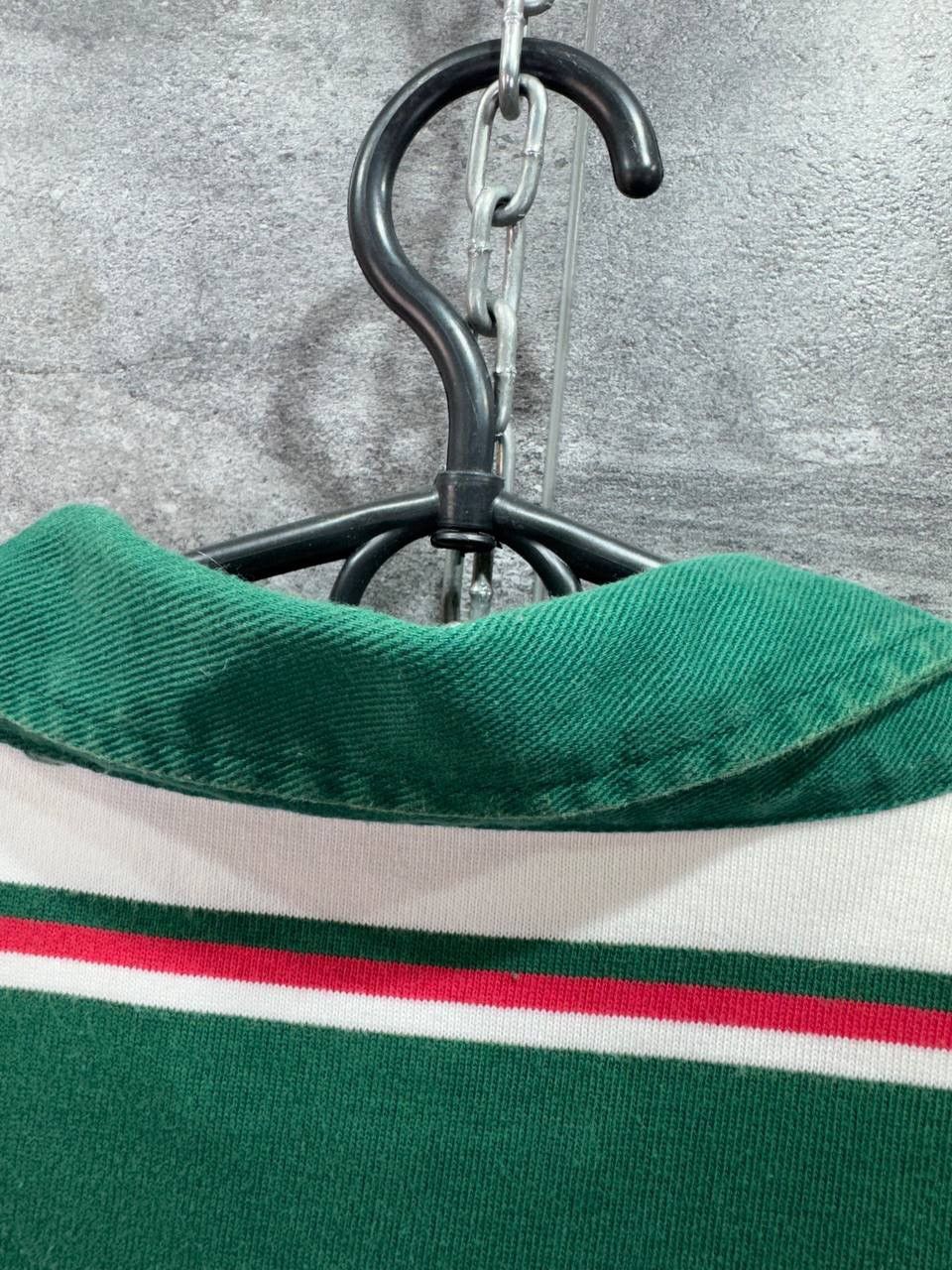 Cotton Traders Leicester Tiger Jersey Rugby Shirt Green White Cotton Trader Size US L / EU 52-54 / 3 - 19 Thumbnail