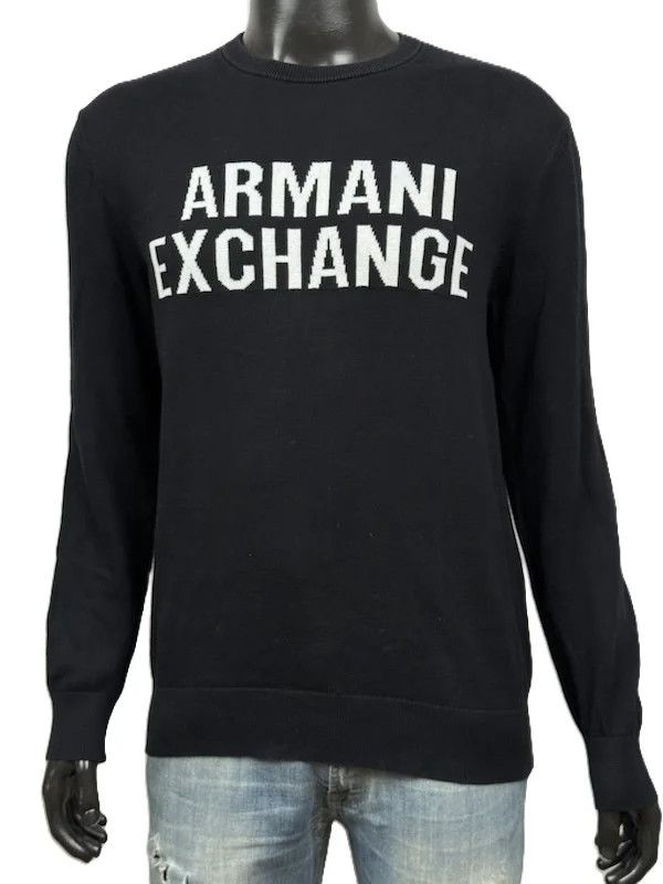 Armani Exchange Maglione Armani Exchange Uomo Nero M Pullover Size US M / EU 48-50 / 2 - 3 Thumbnail