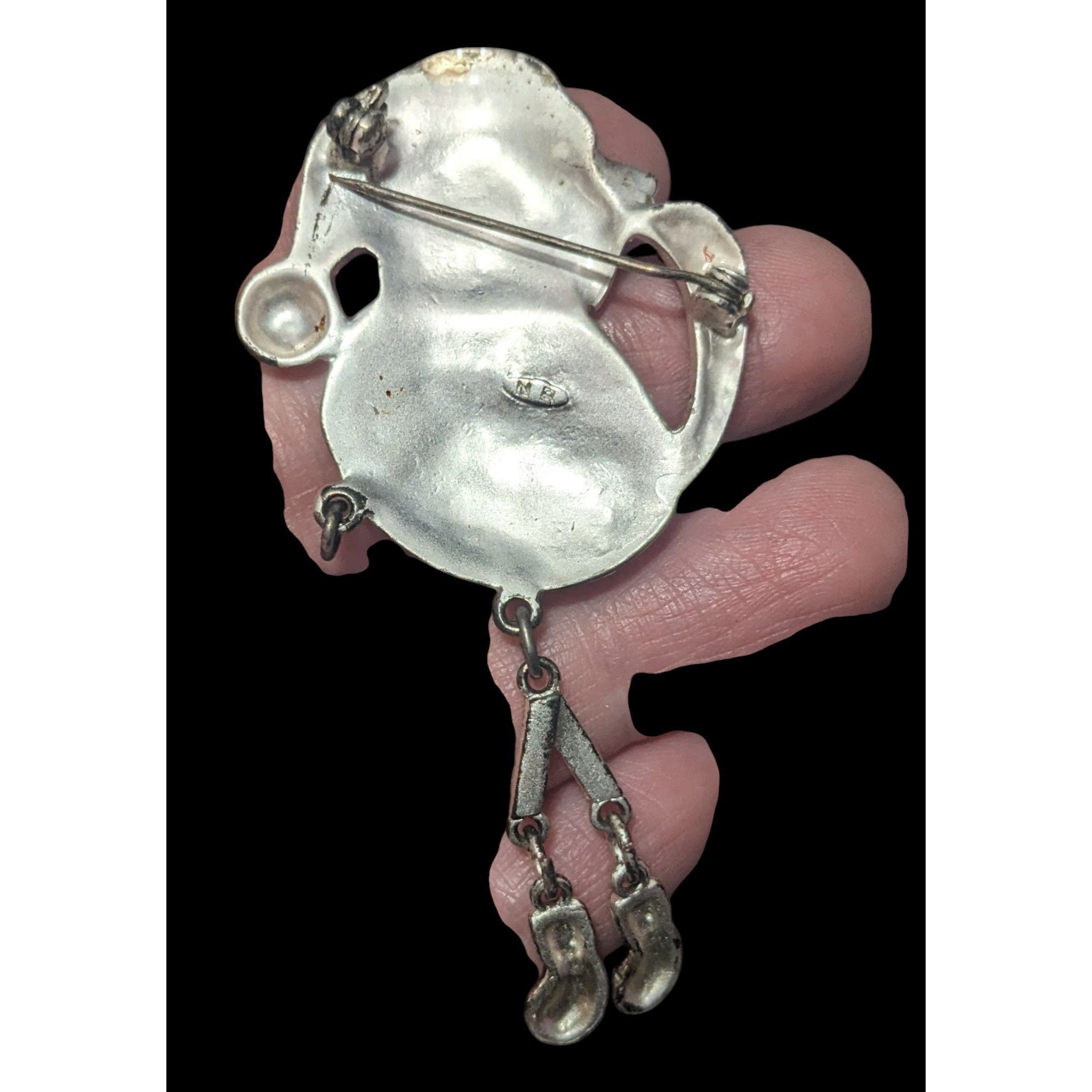 Other Vintage Avon Holiday Cat Articulated Silver Tone Brooch Size ONE SIZE - 3 Thumbnail