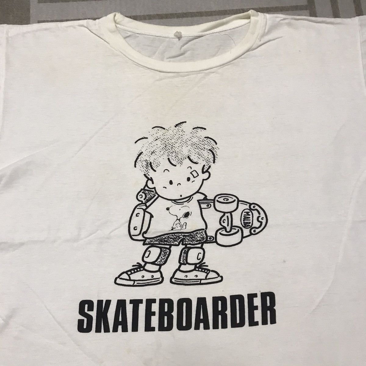 Peanuts × Vintage VINTAGE SNOOPY SKATEBOARDER RARE TEE Size US M / EU 48-50 / 2 - 2 Thumbnail