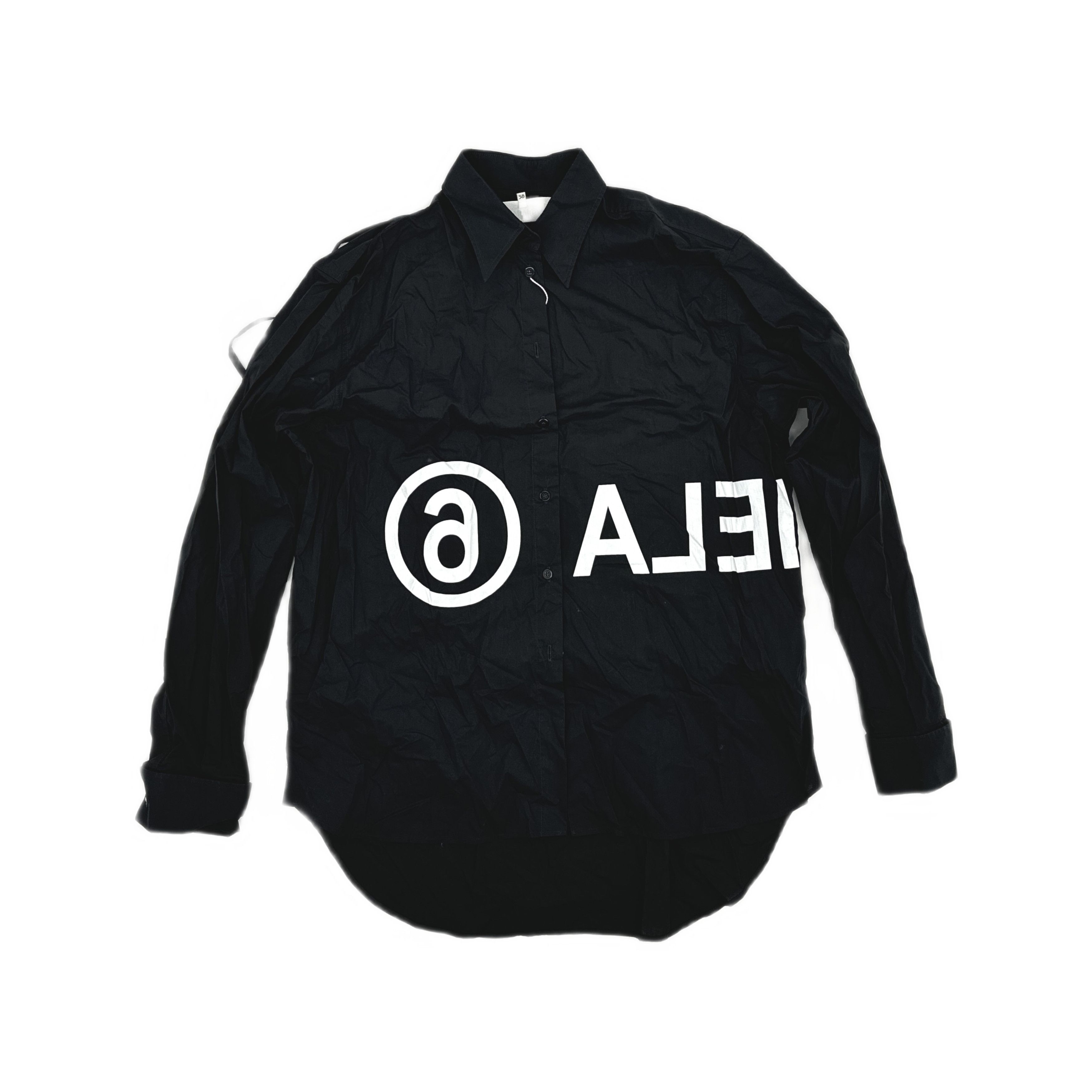 MM6 MM6 Maison Margiela Logo Print Button Up Shirt Size 38 Size XS / US 0-2 / IT 36-38 - 1 Thumbnail