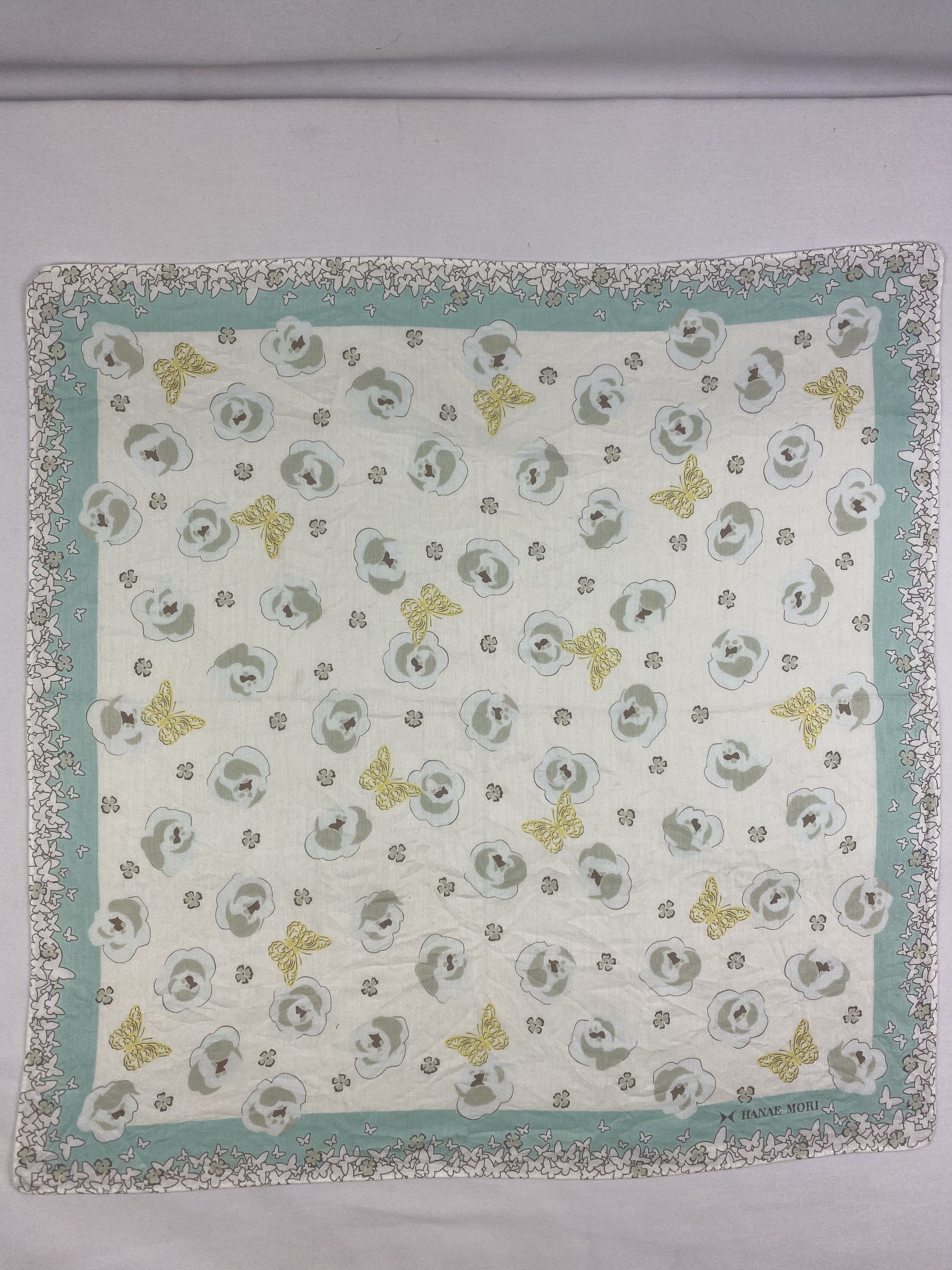 Hanae Mori × Japanese Brand × Vintage Hanae Mori Handkerchief / Bandana / Neckerchief Size ONE SIZE - 3 Thumbnail
