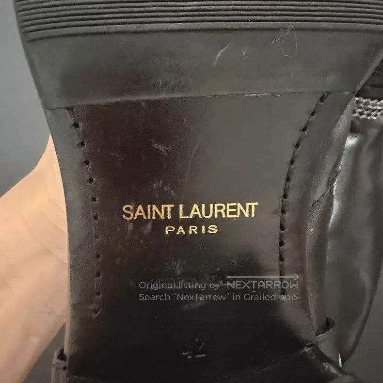 Saint Laurent Paris Saint Laurent Paris First Year Chain Buckle Chelsea Boots Size US 9 / EU 42 - 5 Thumbnail