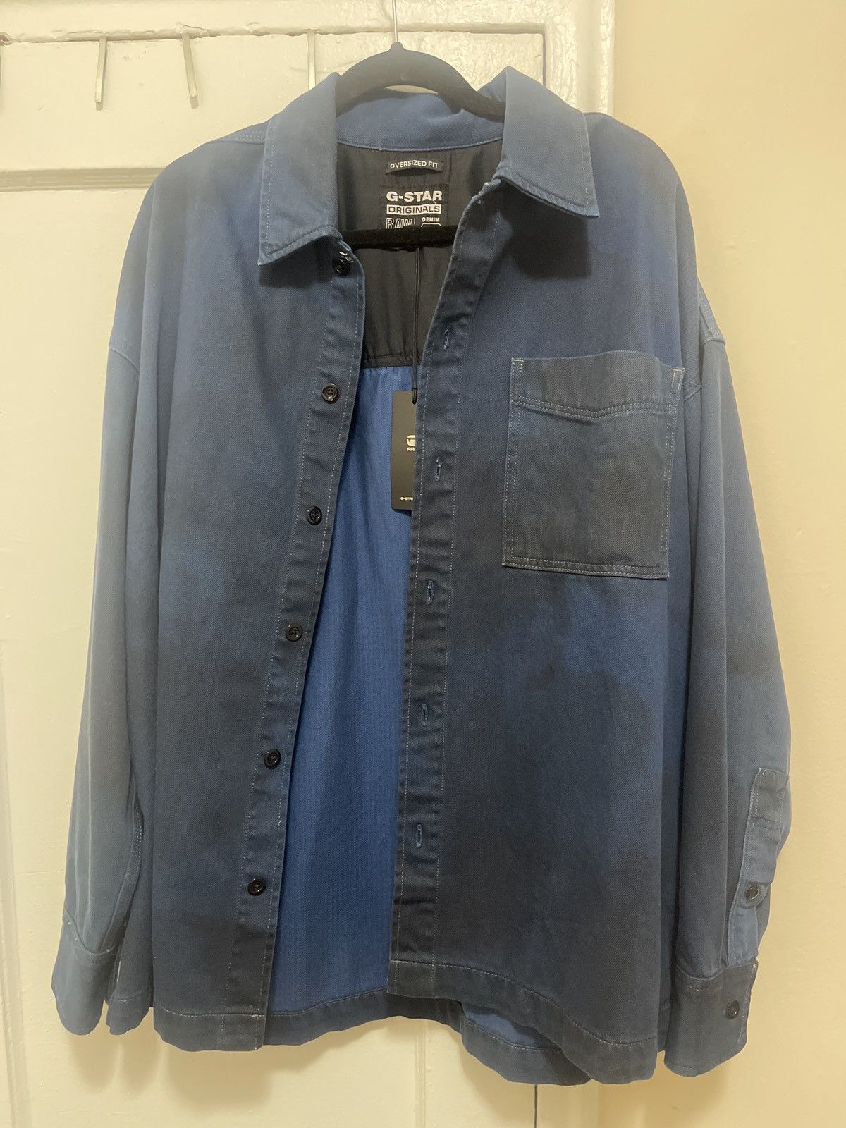 G-Star G-STAR raw heavy tie dye Denim shirt Size US L / EU 52-54 / 3 - 1 Thumbnail