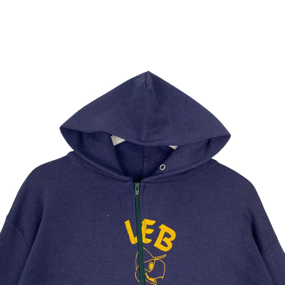 Other Vintage 90s Custom Full Zip Hoodie Sweater Navy Blue Size US M / EU 48-50 / 2 - 4 Thumbnail