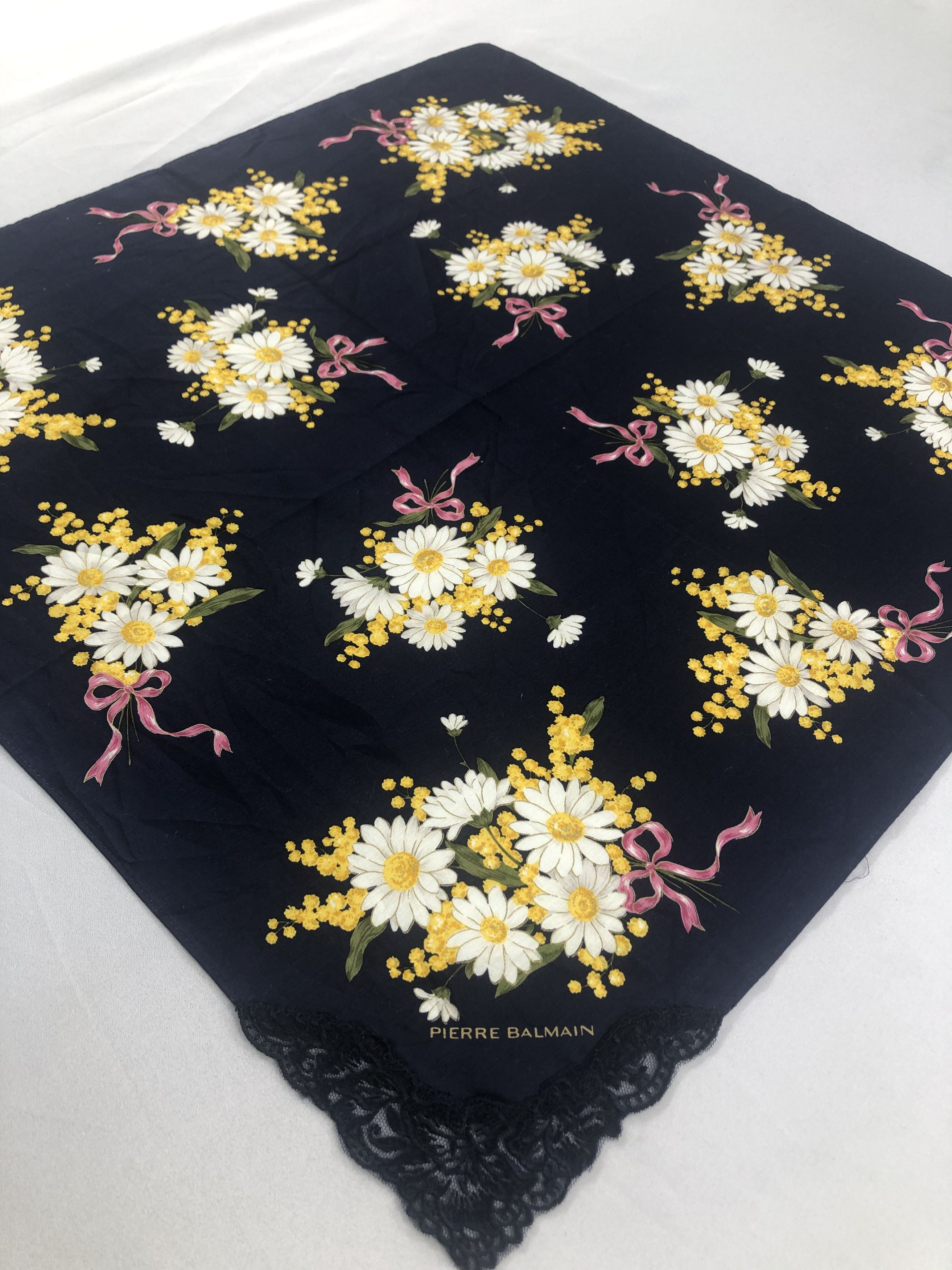 Pierre Balmain × Vintage Pierre Balmain Handkerchief / Bandana / Neckerchief Size ONE SIZE - 4 Thumbnail