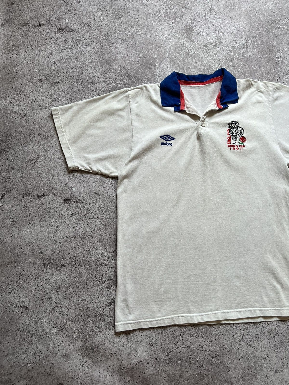 Umbro × Vintage Vintage Umbro England Rugby 1991 World Cup T-shirt Size US M / EU 48-50 / 2 - 7 Thumbnail