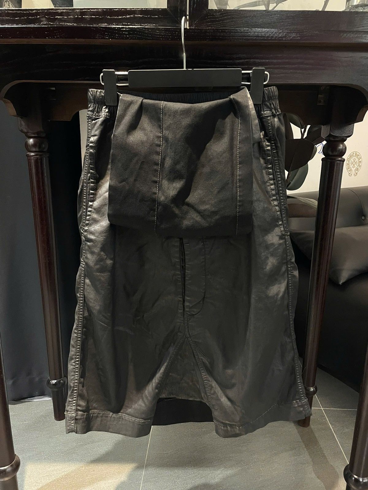 Rick Owens Drkshdw Rick Owens DRKSHDW SS16 Black Pod Short Size US 30 / EU 46 - 2 Thumbnail