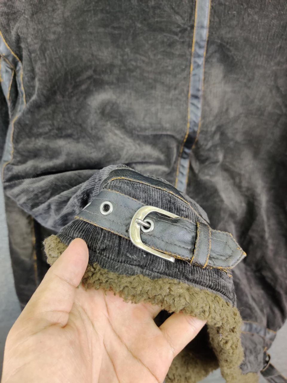 Vintage Vintage Dog House Corduroy Shearling Fur Jacket Size US L / EU 52-54 / 3 - 10 Thumbnail